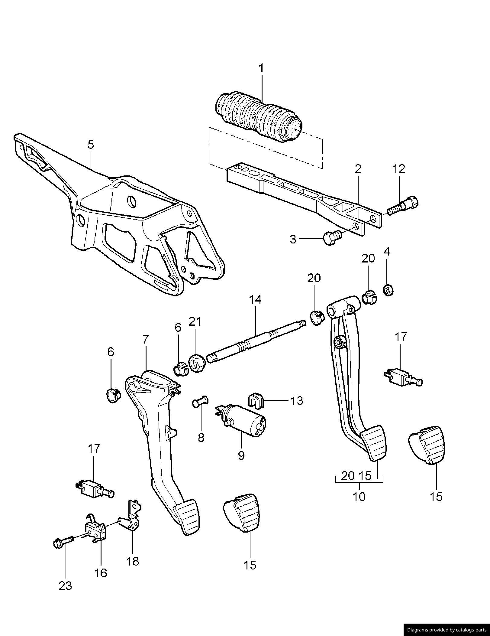 Car part diagram