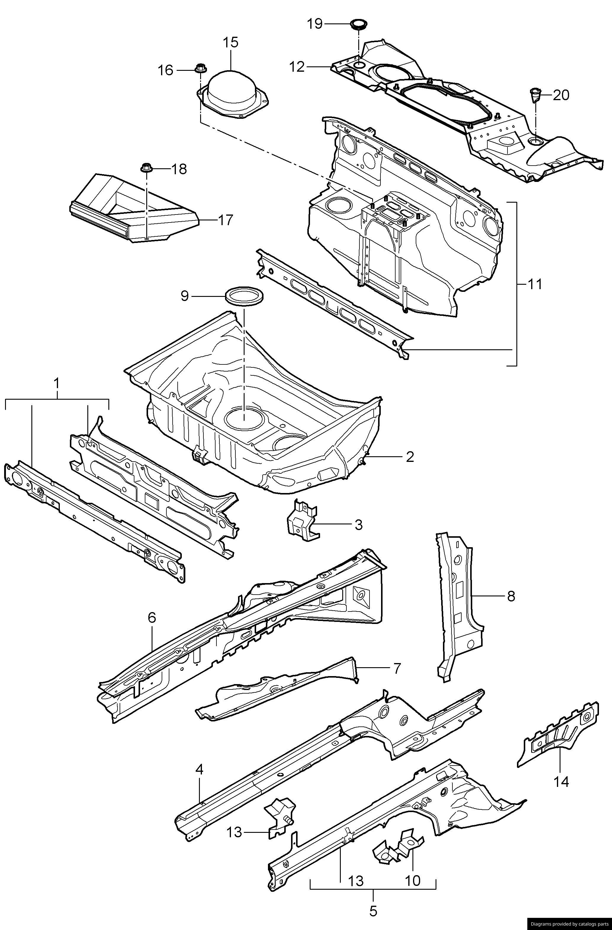 Car part diagram