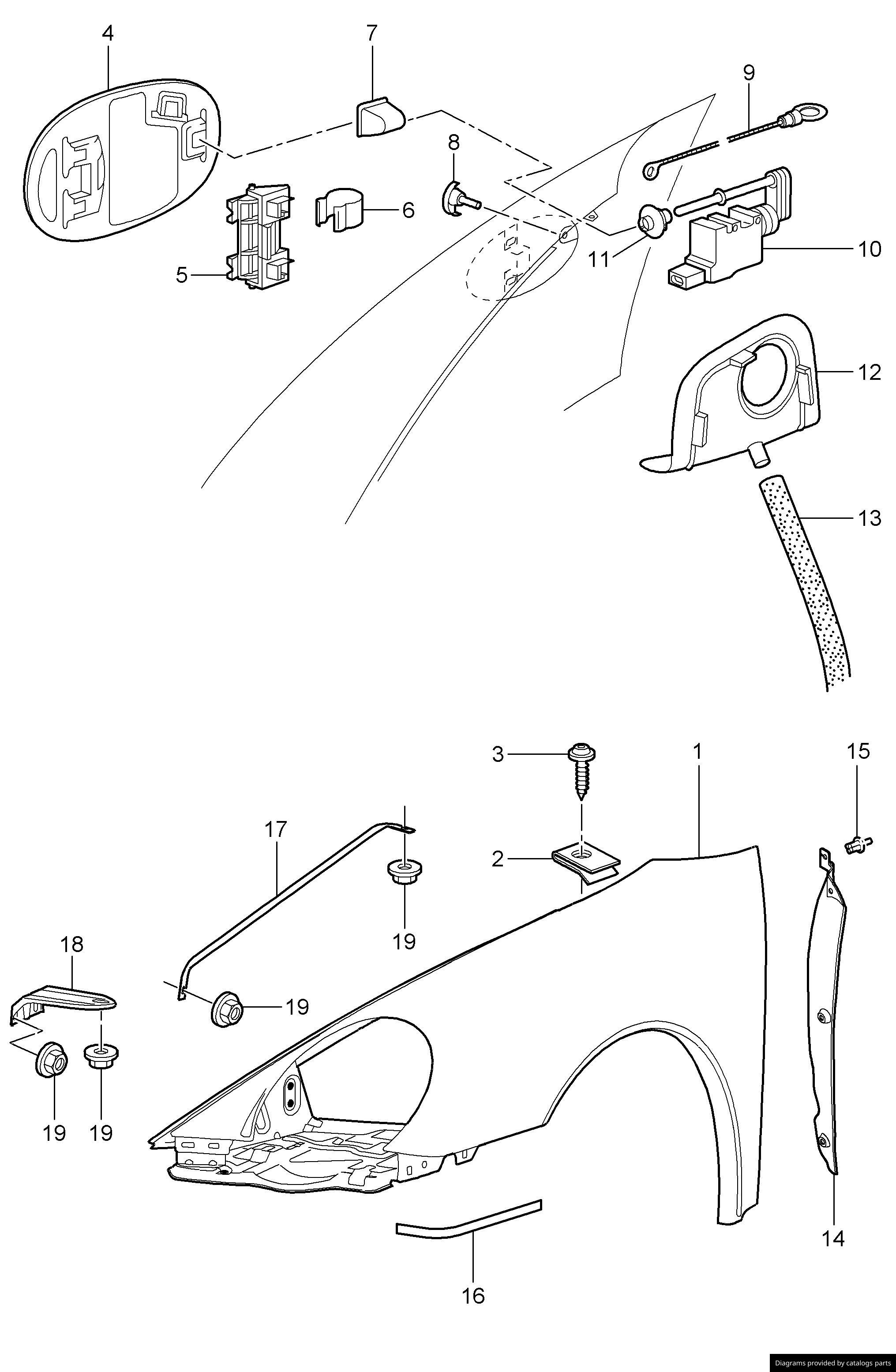 Car part diagram