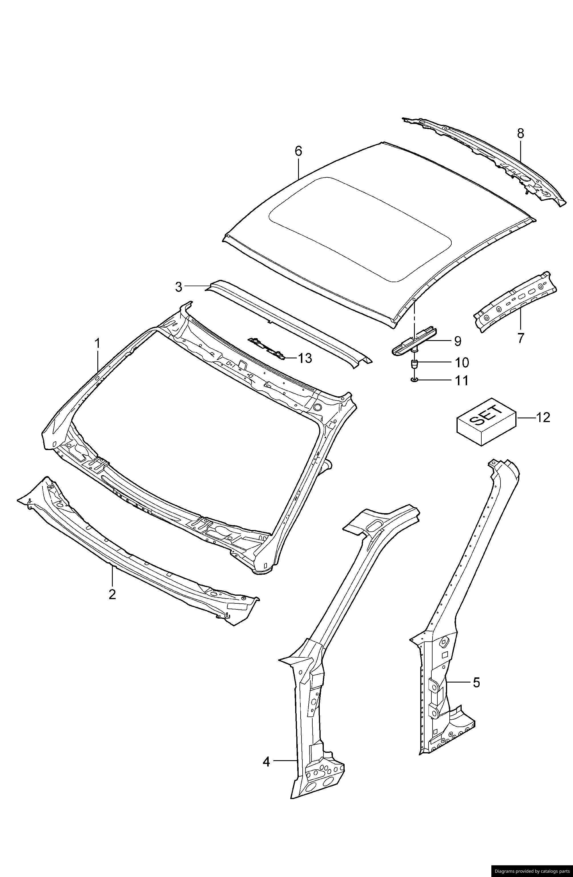 Car part diagram