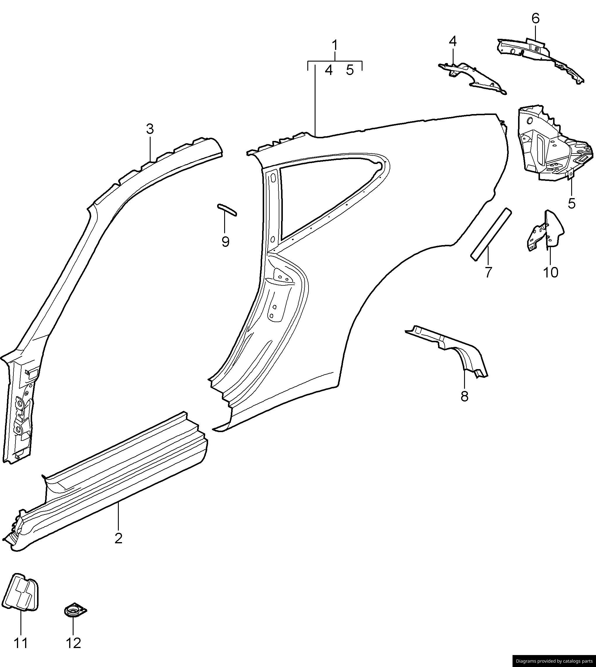 Car part diagram