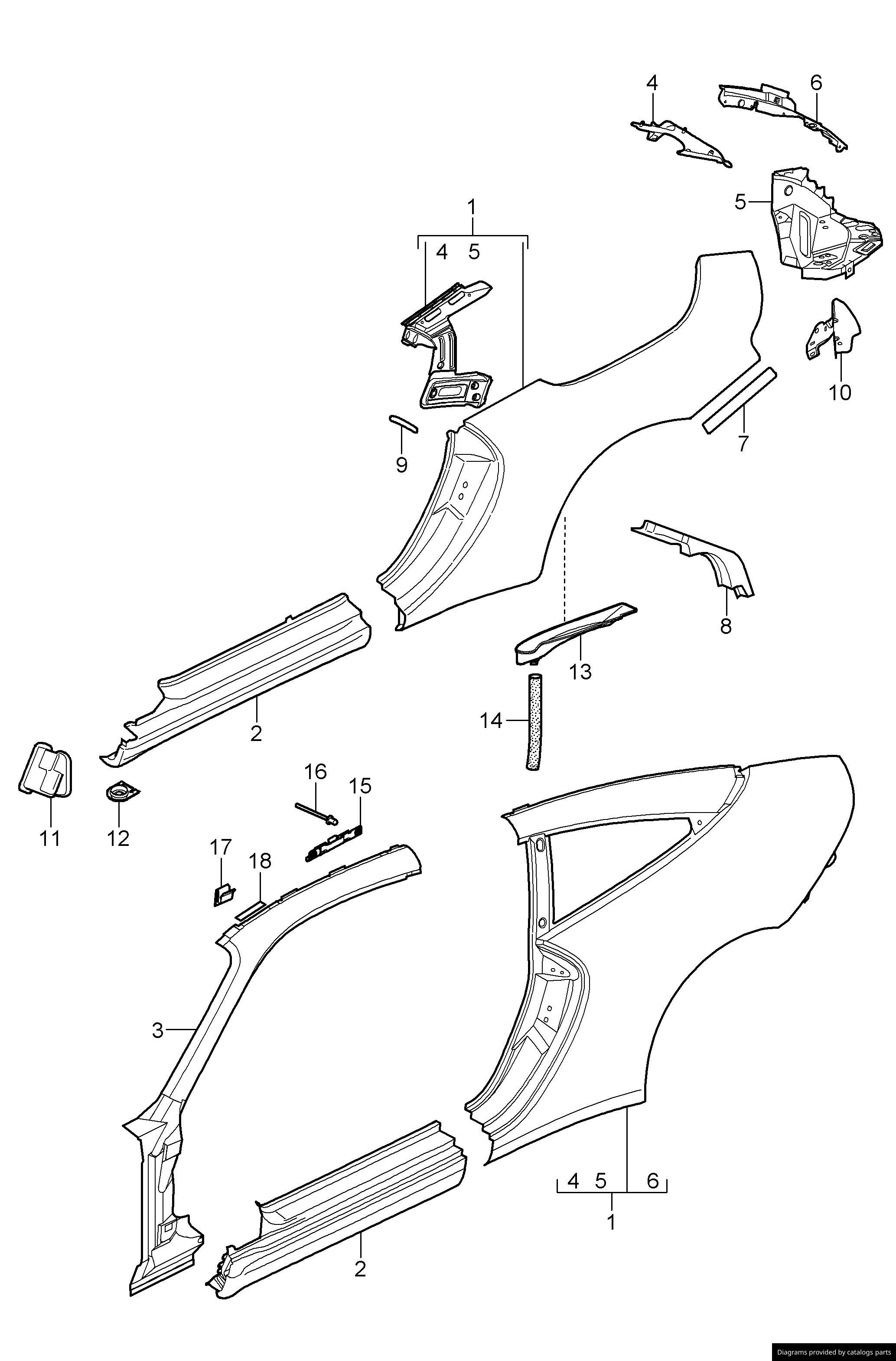Car part diagram