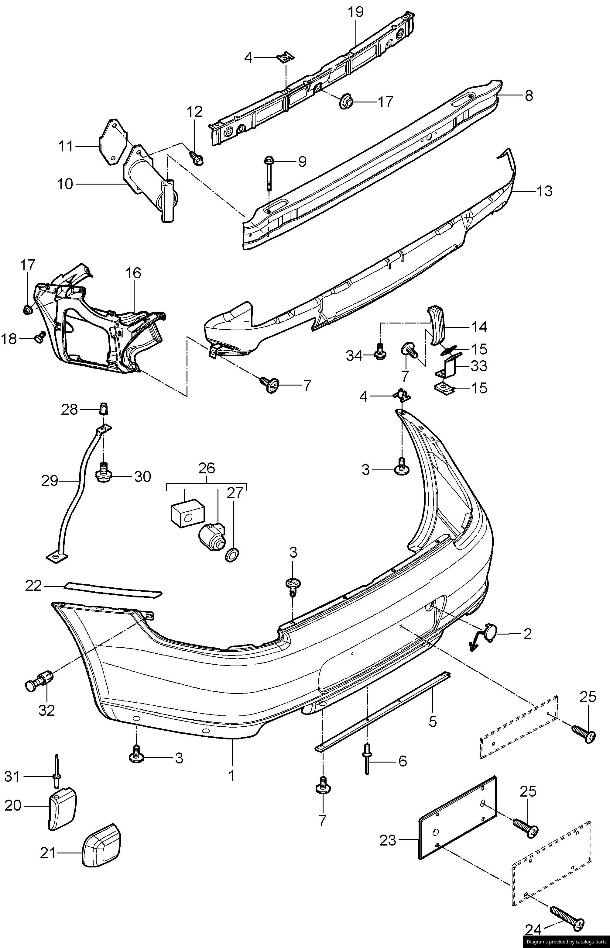Car part diagram
