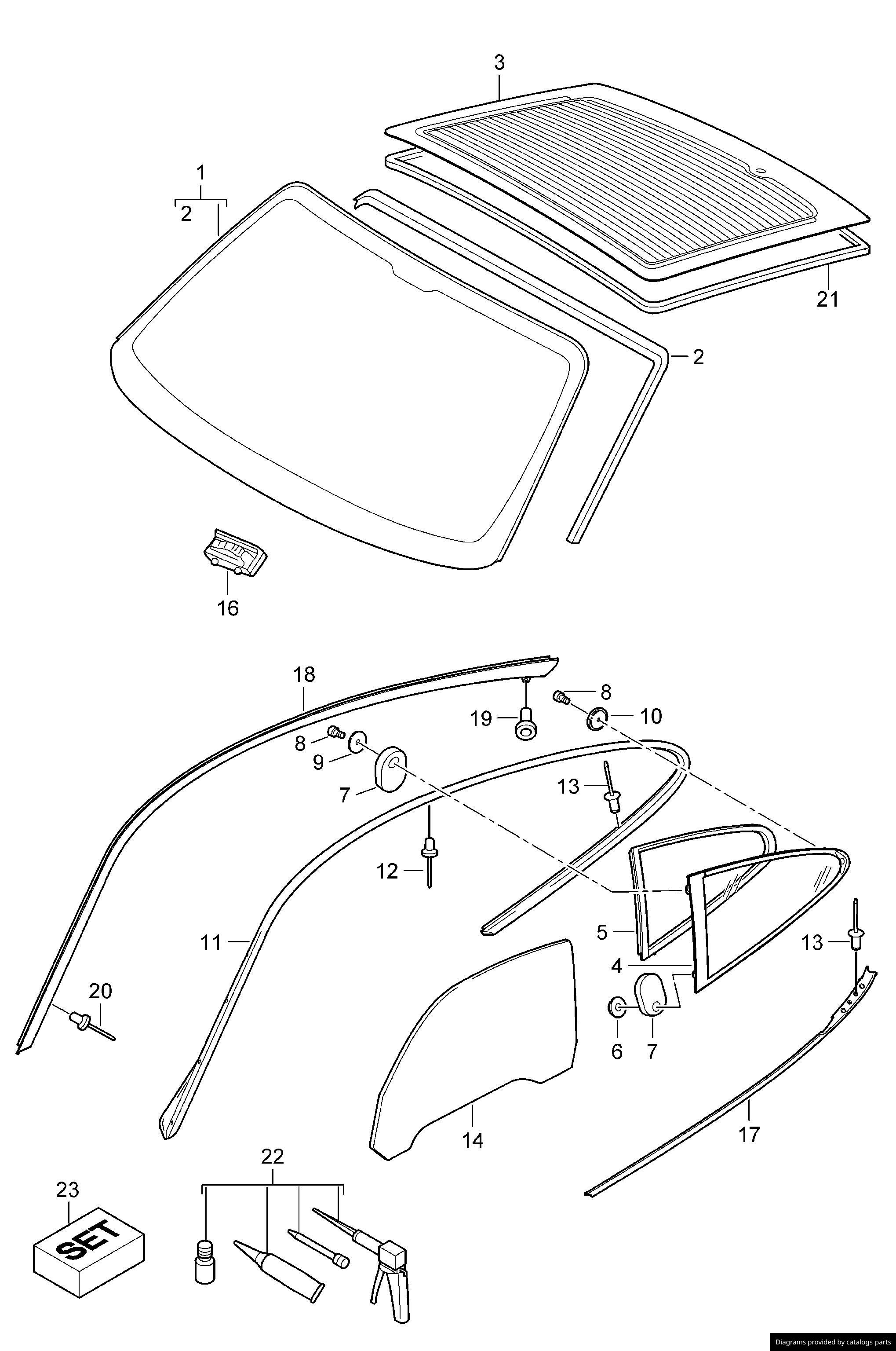 Car part diagram