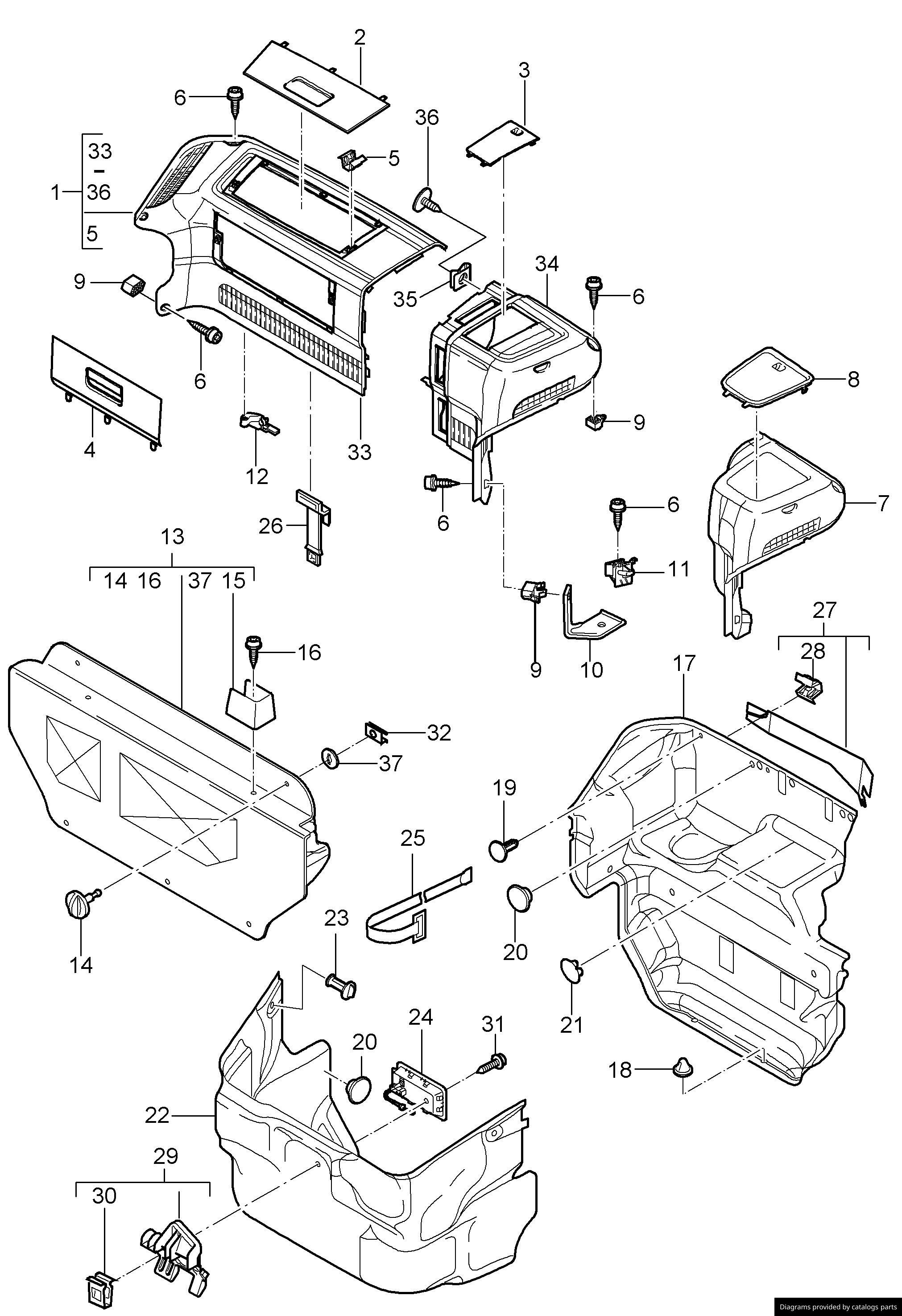 Car part diagram