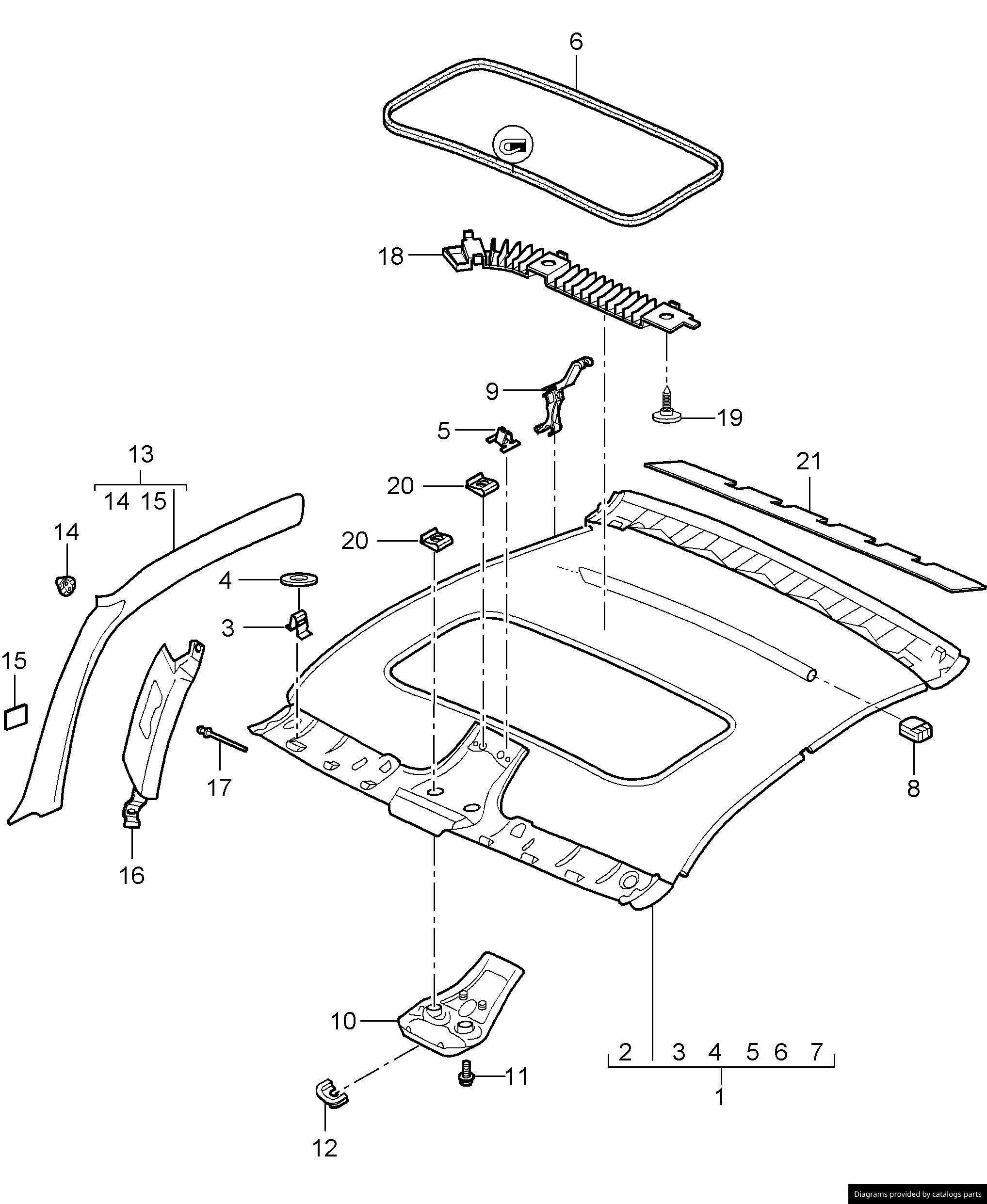 Car part diagram
