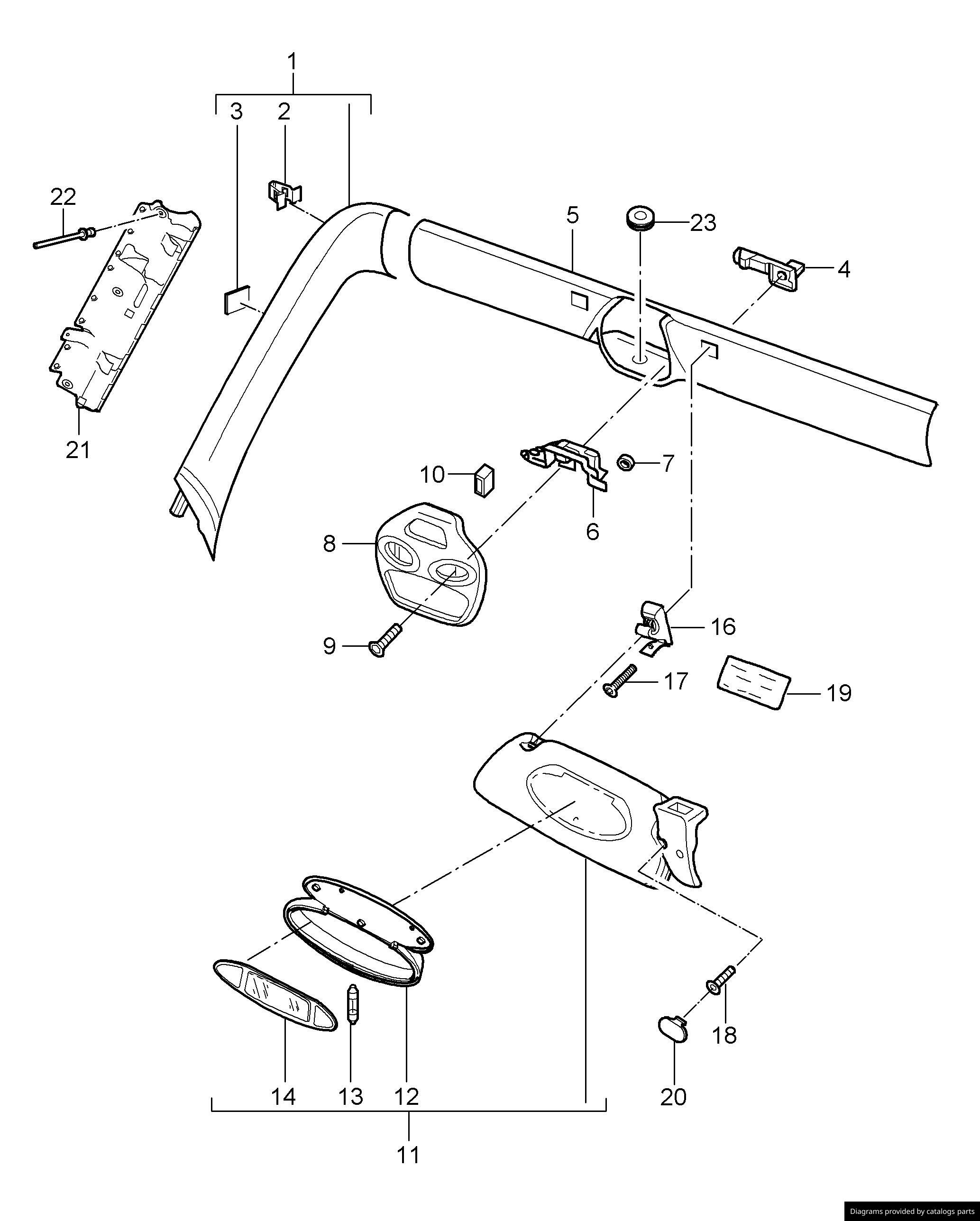 Car part diagram
