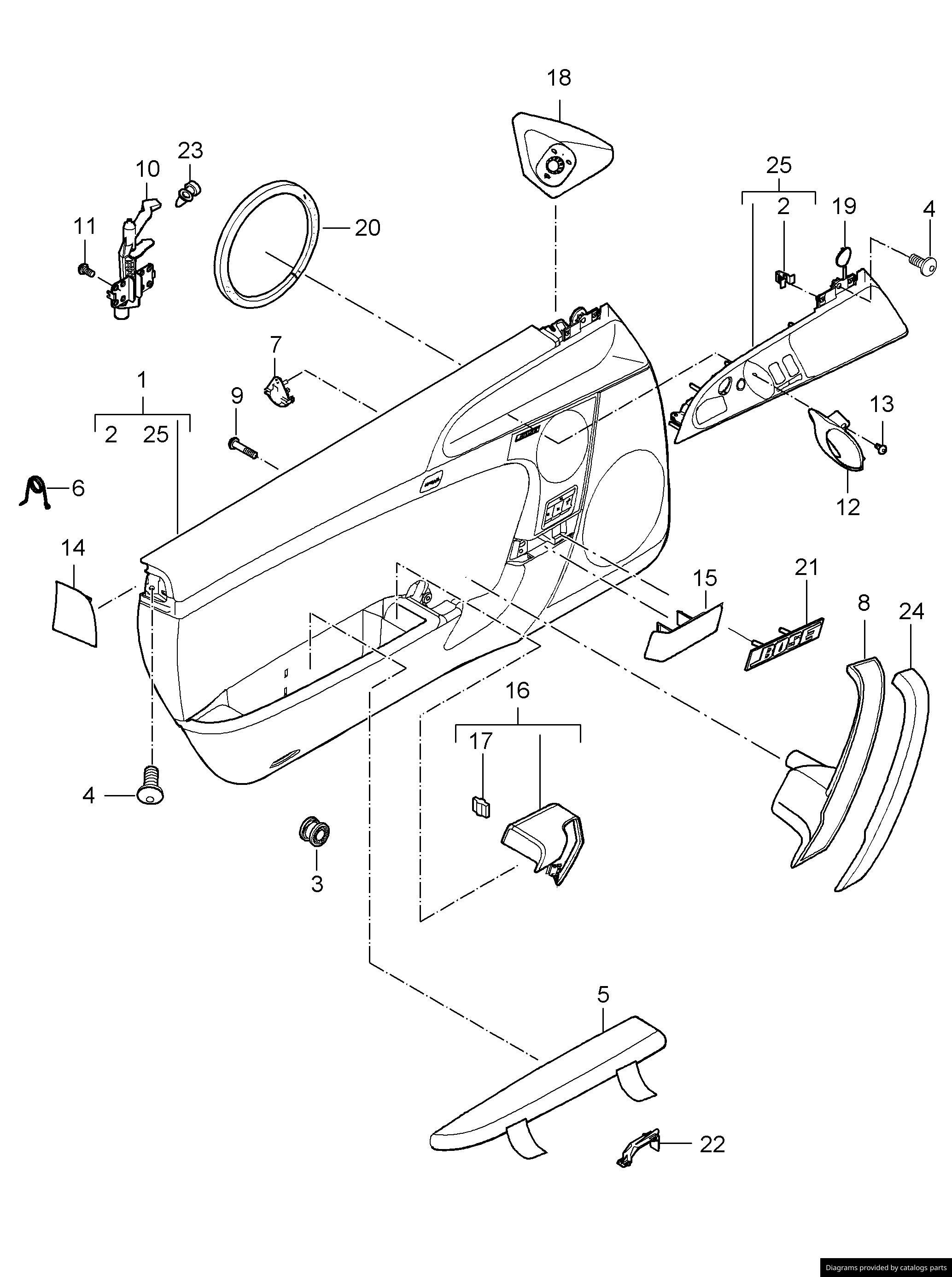 Car part diagram