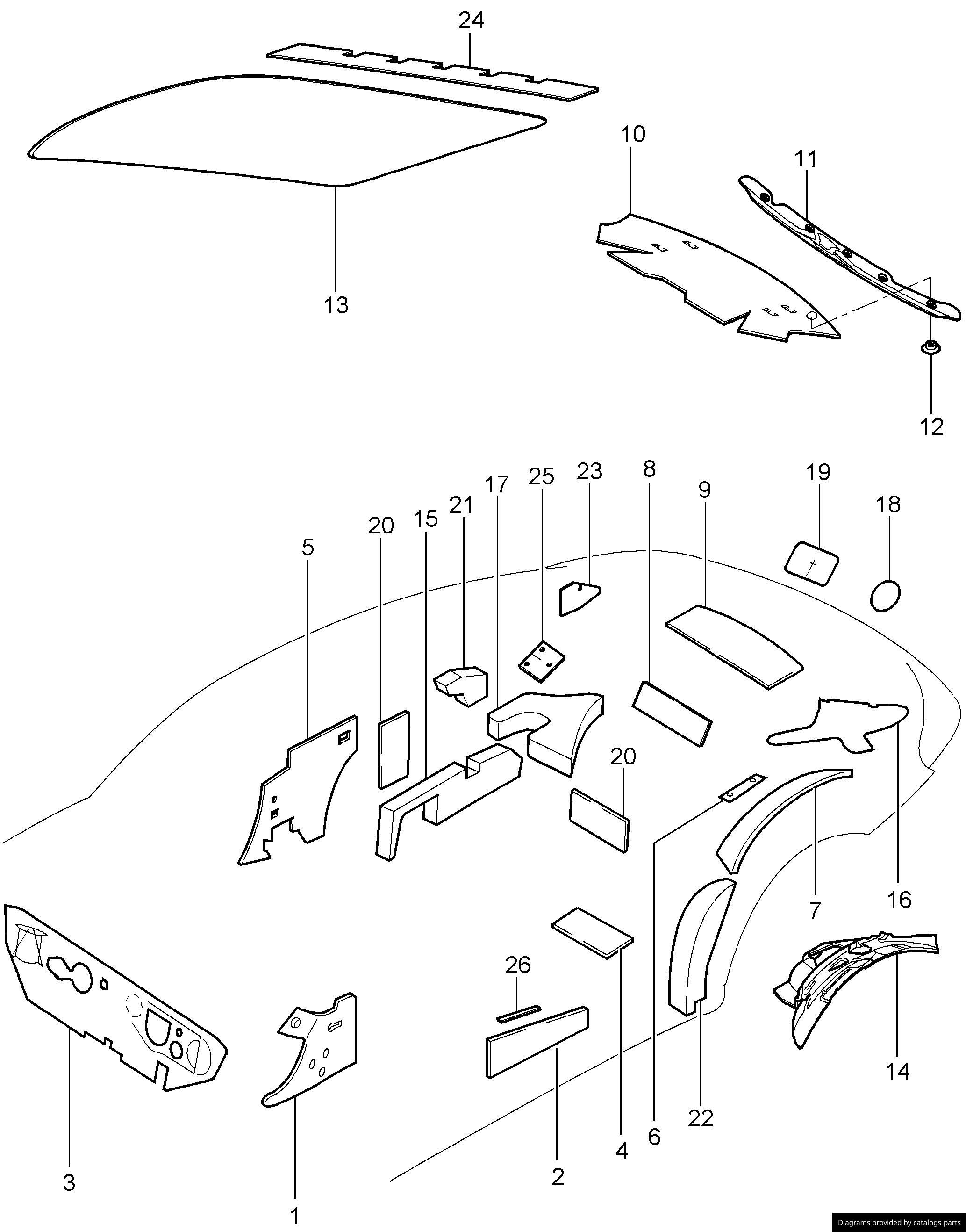 Car part diagram