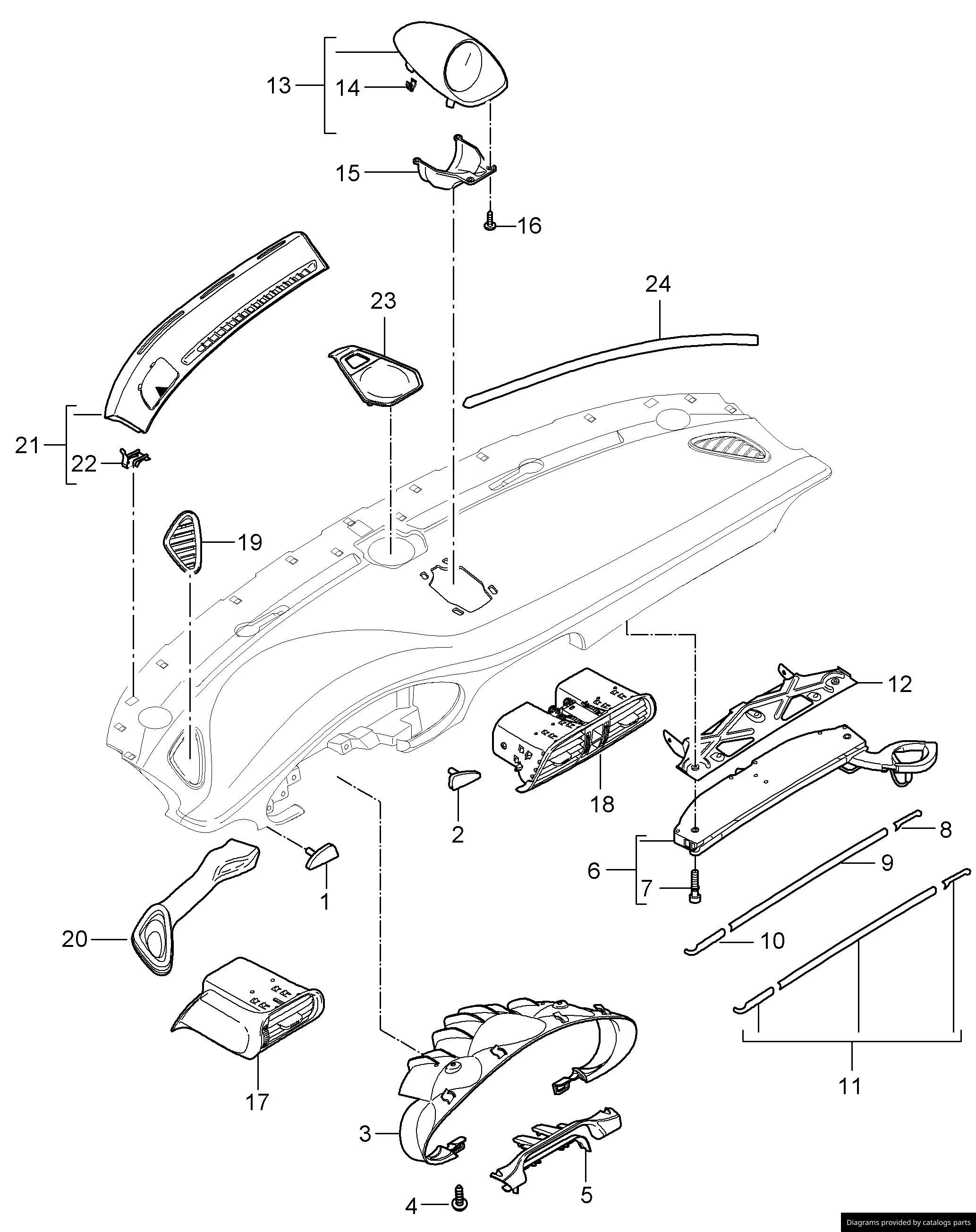 Car part diagram