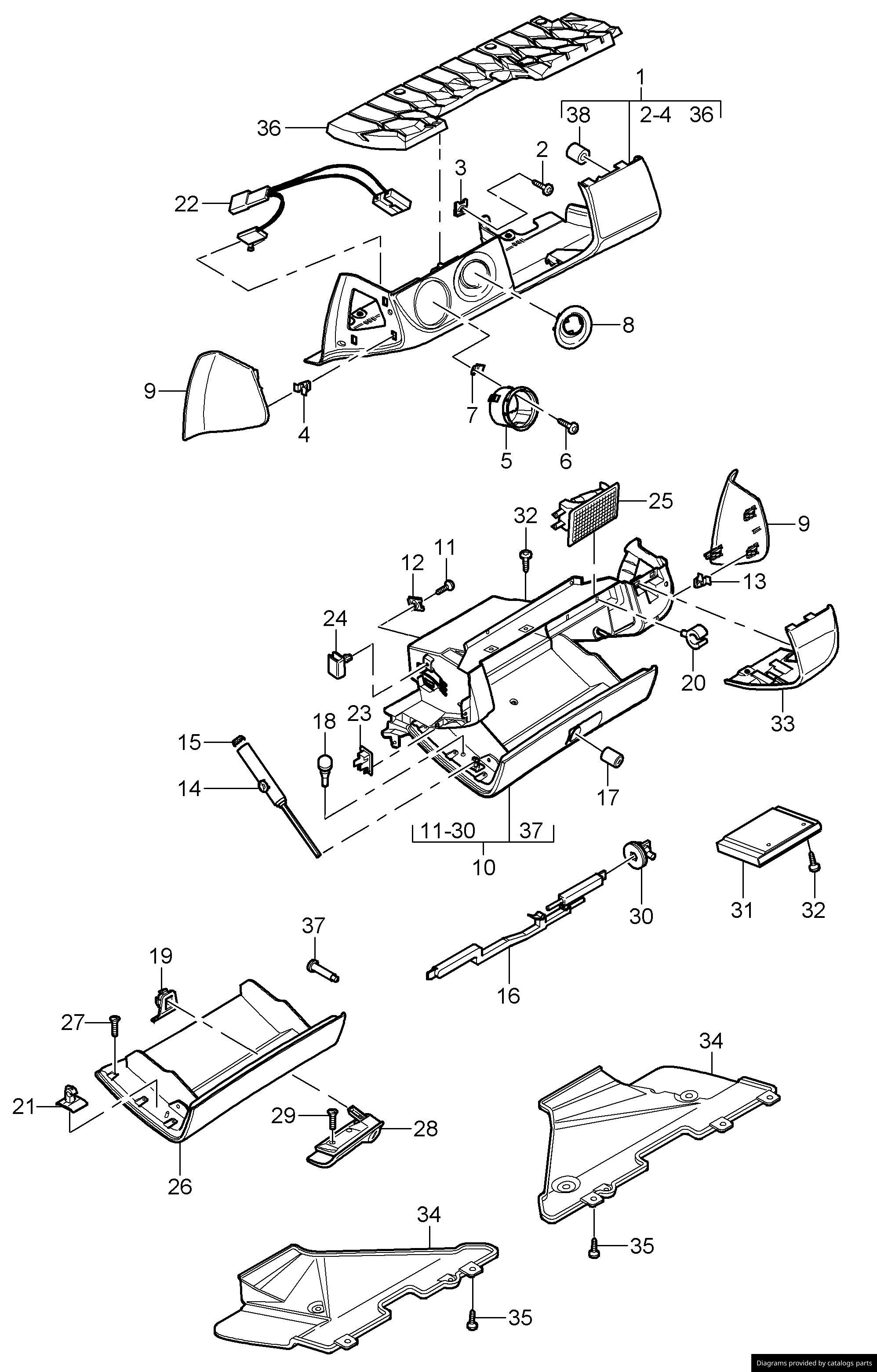Car part diagram