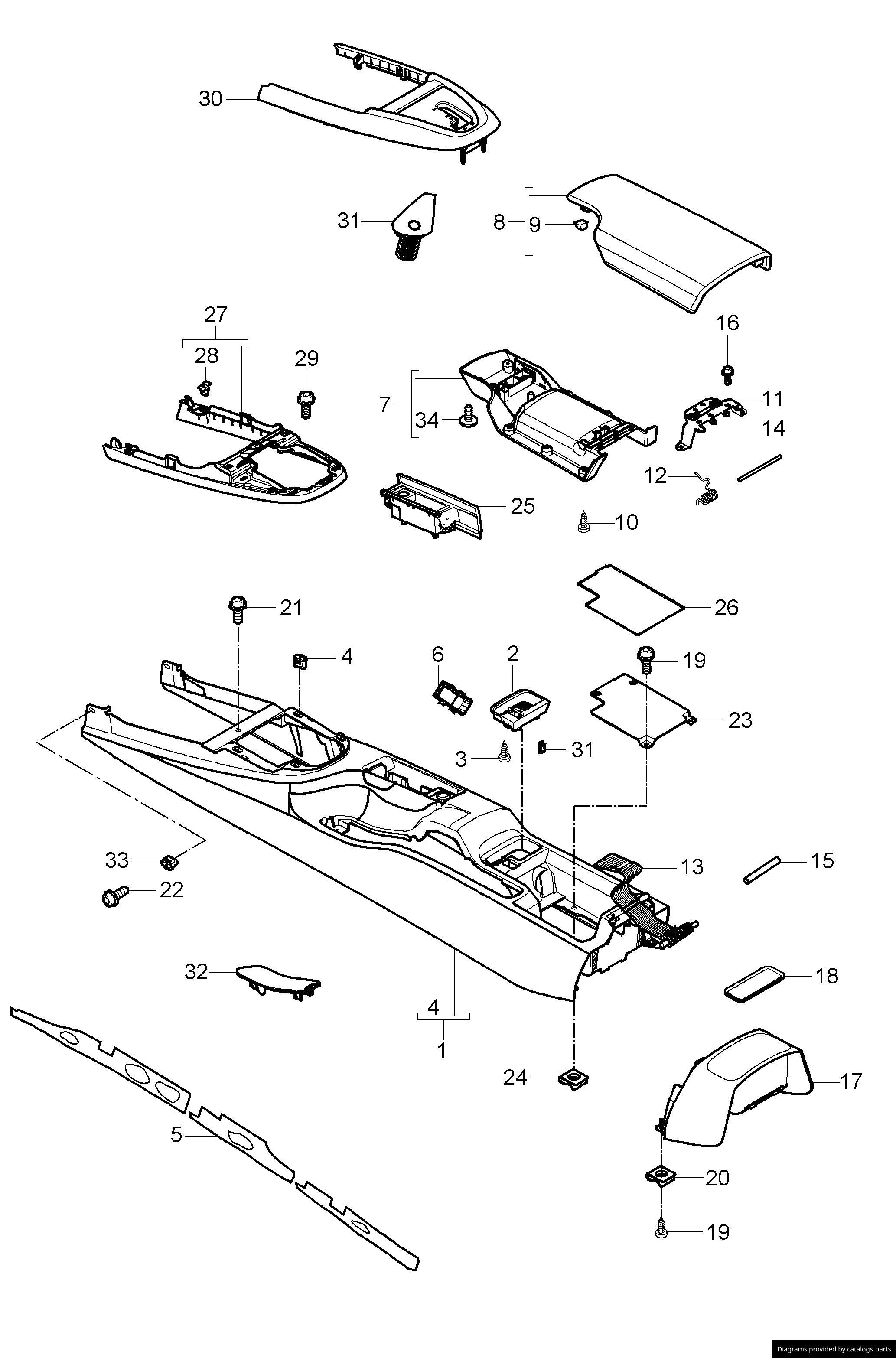 Car part diagram