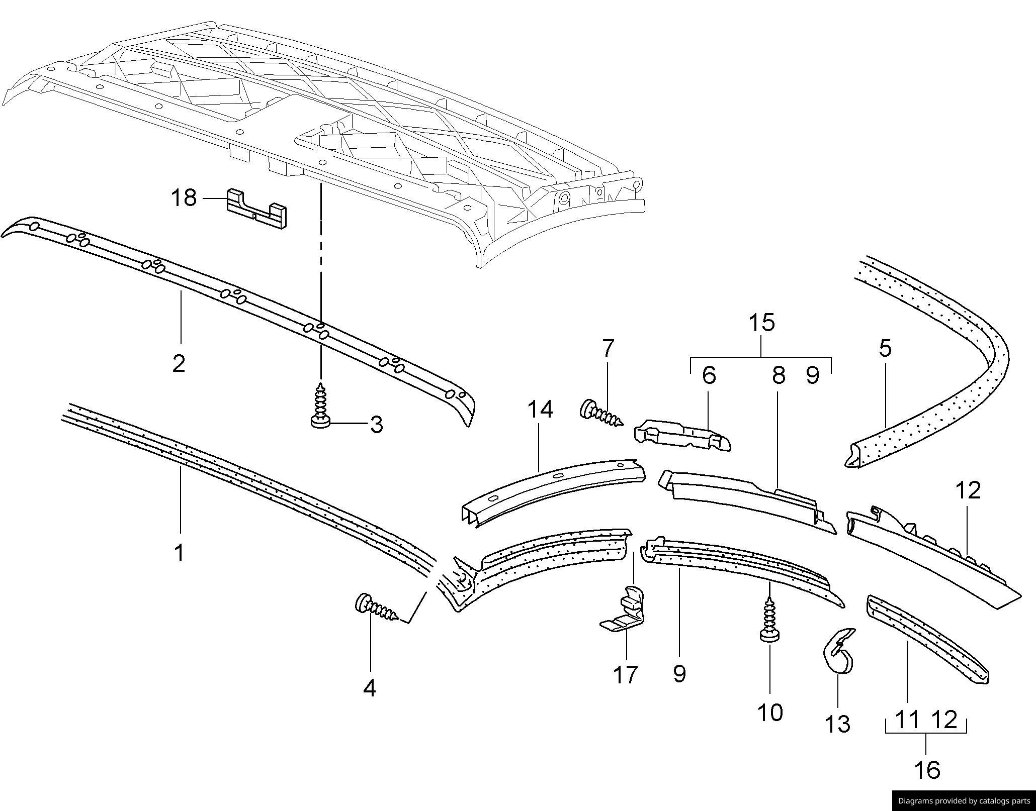 Car part diagram
