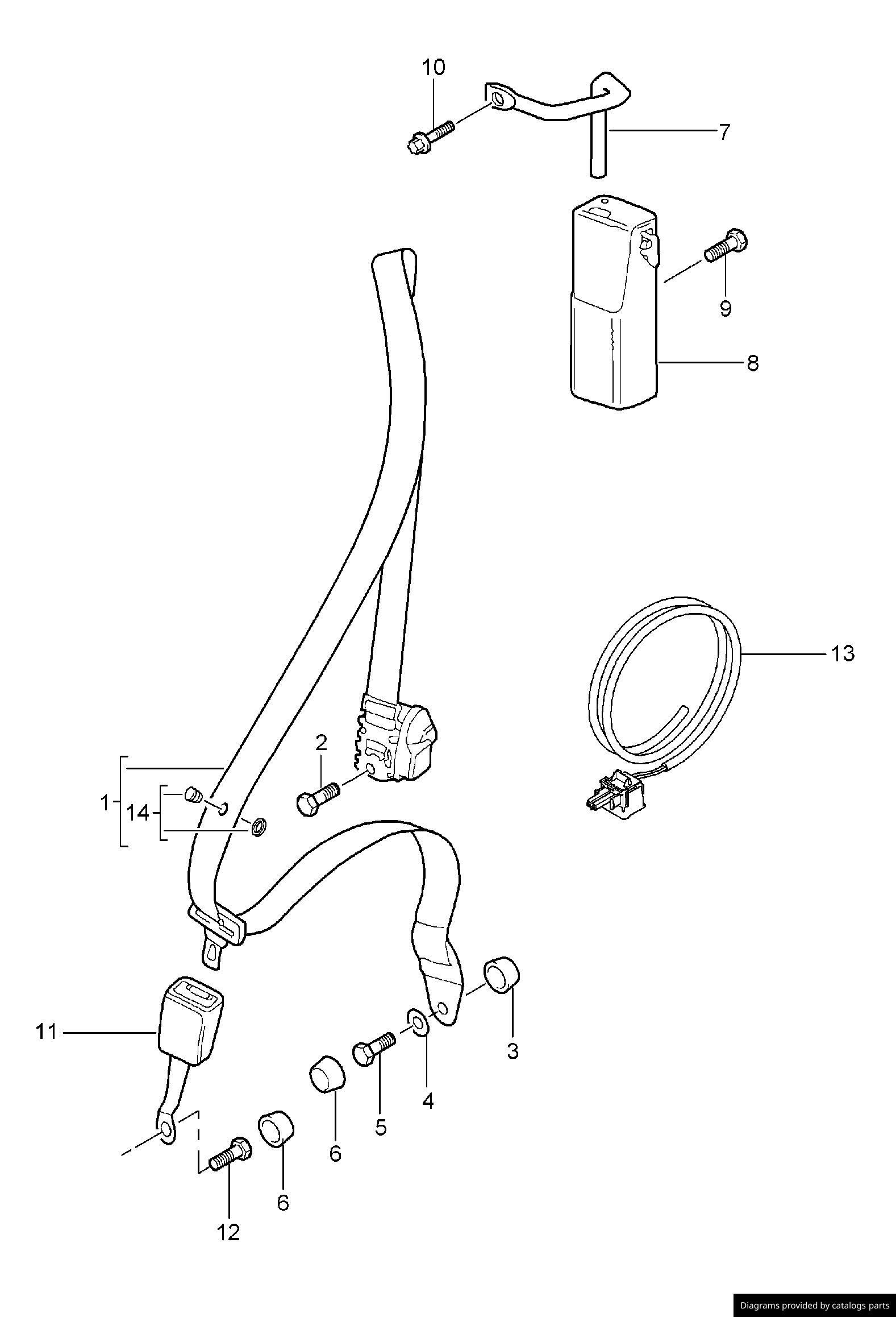 Car part diagram