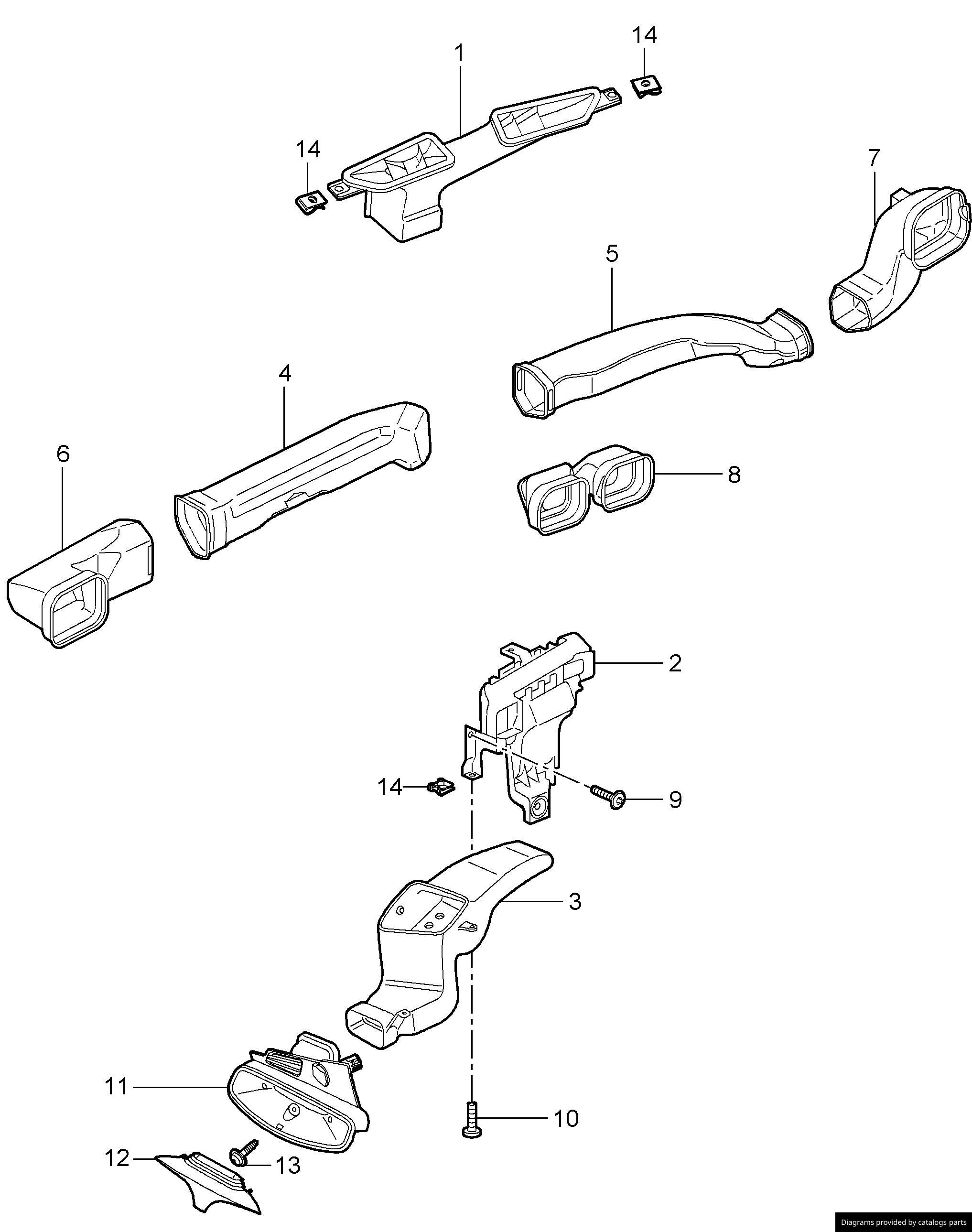 Car part diagram