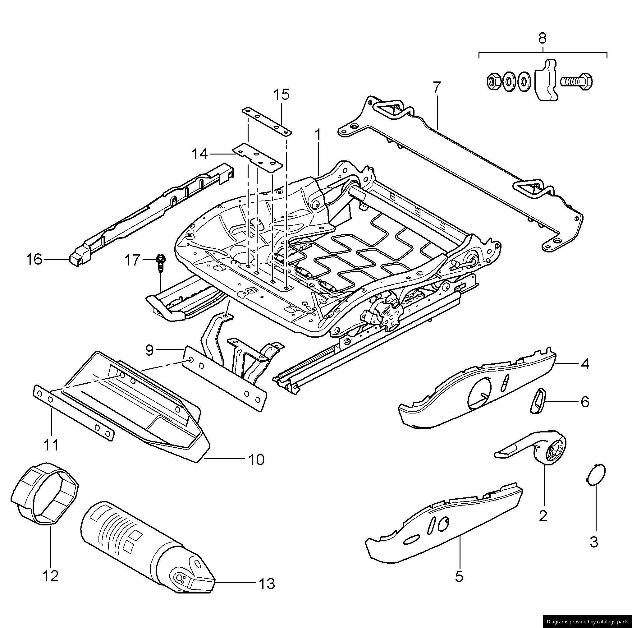 Car part diagram