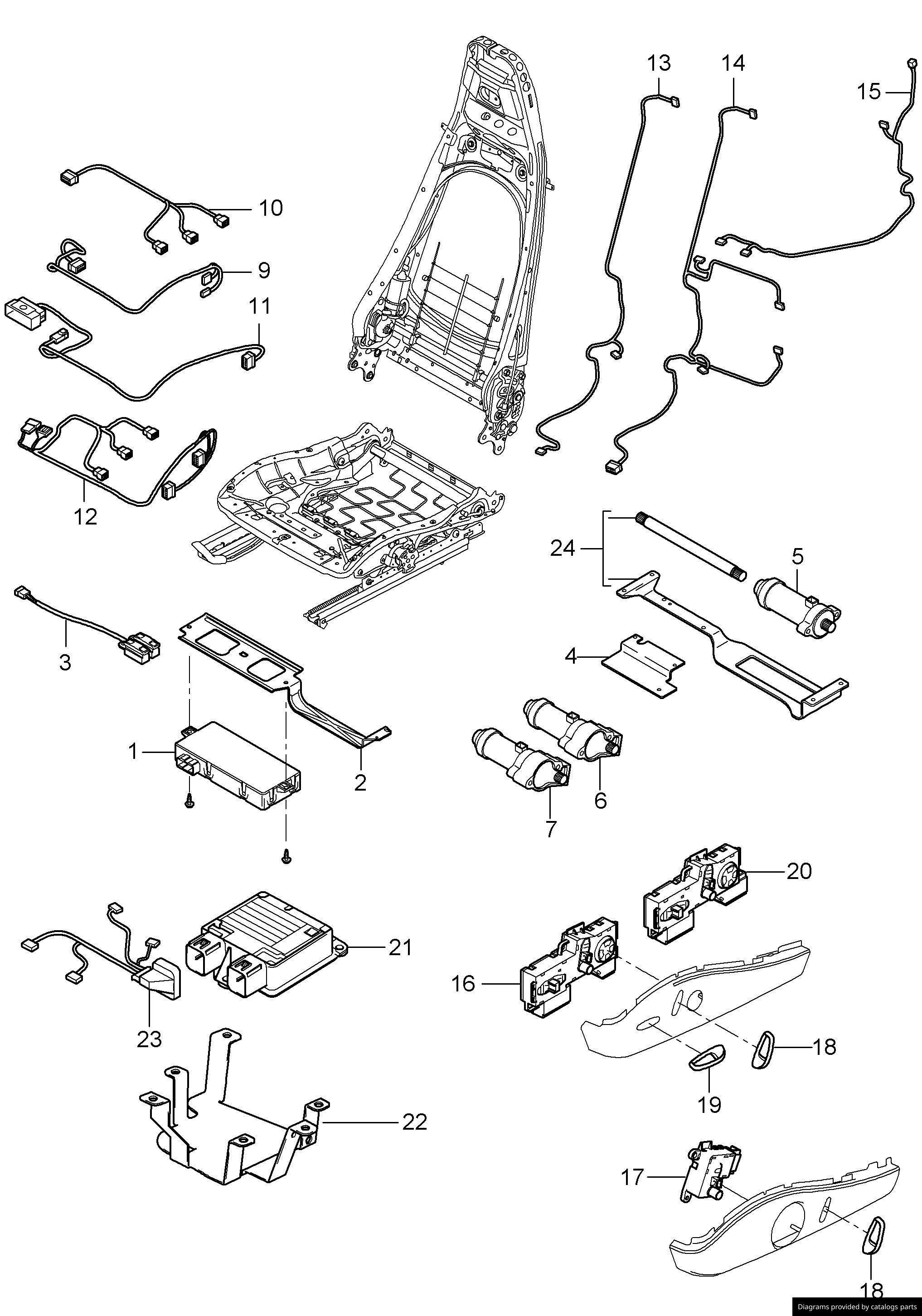 Car part diagram