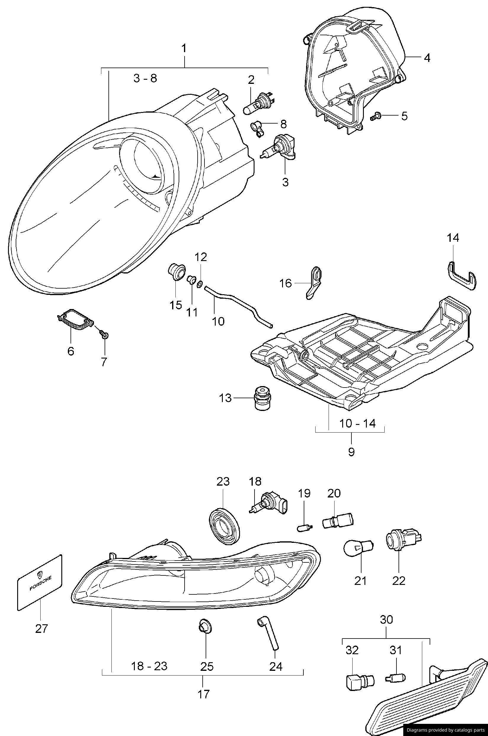 Car part diagram