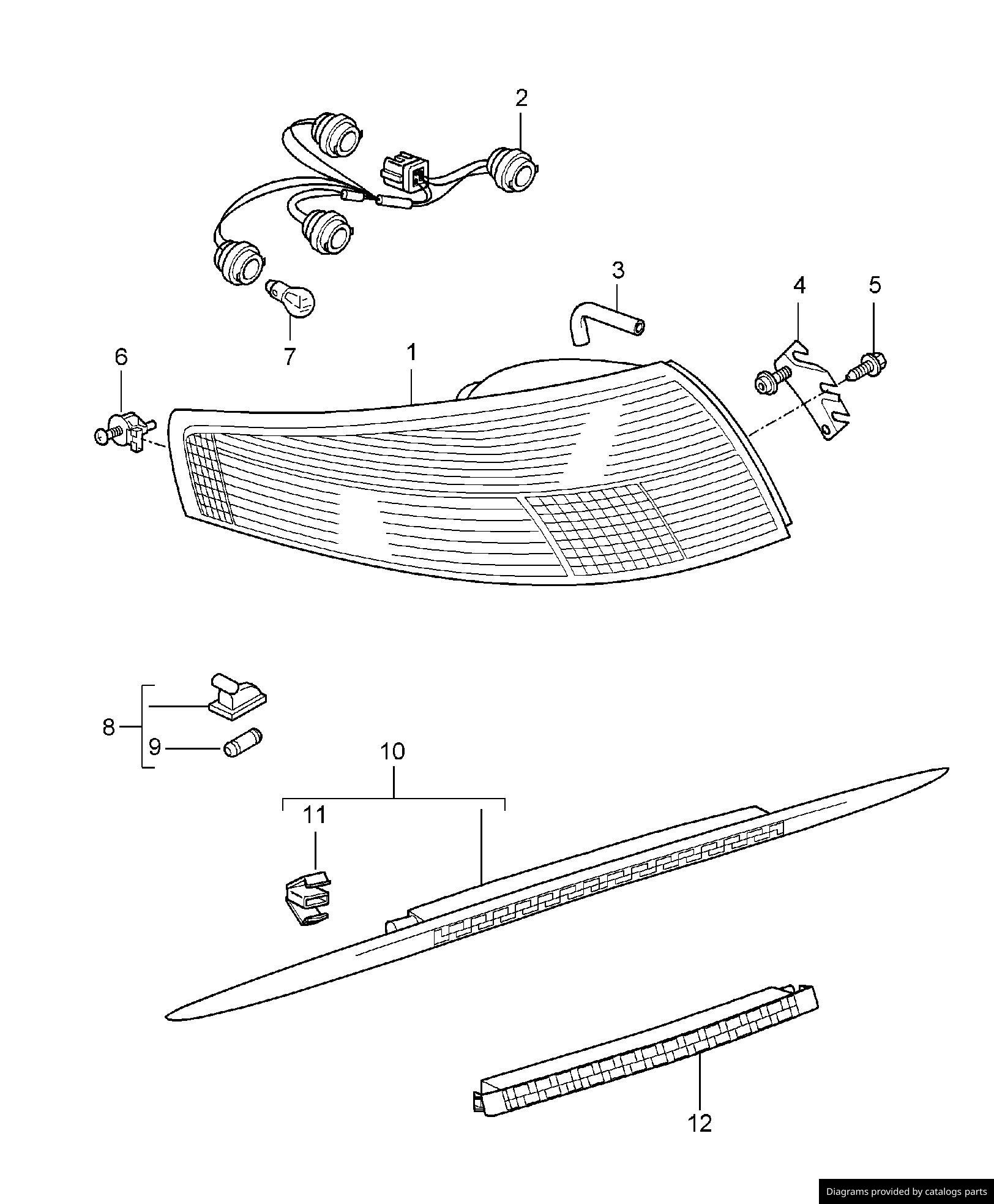 Car part diagram