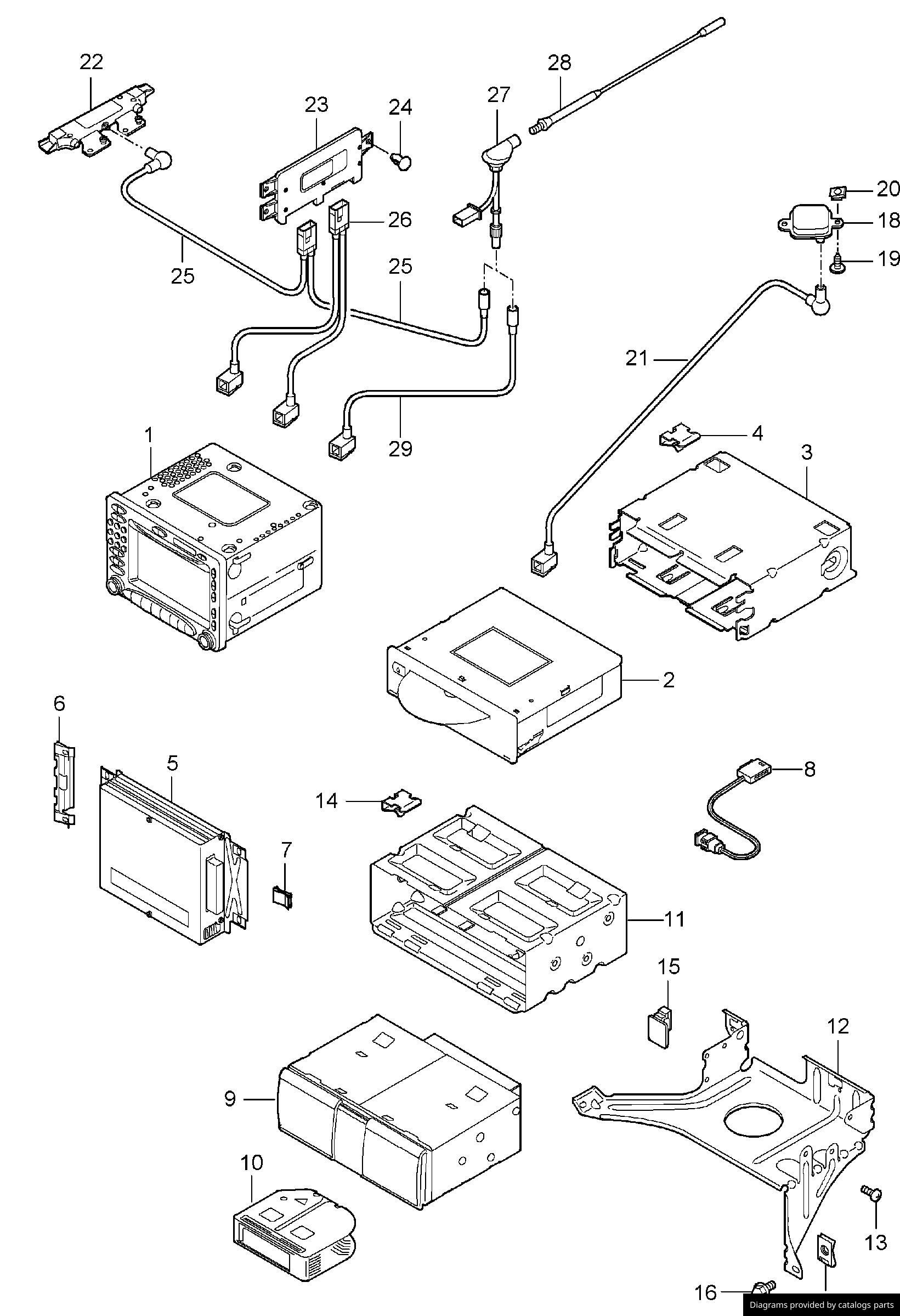Car part diagram