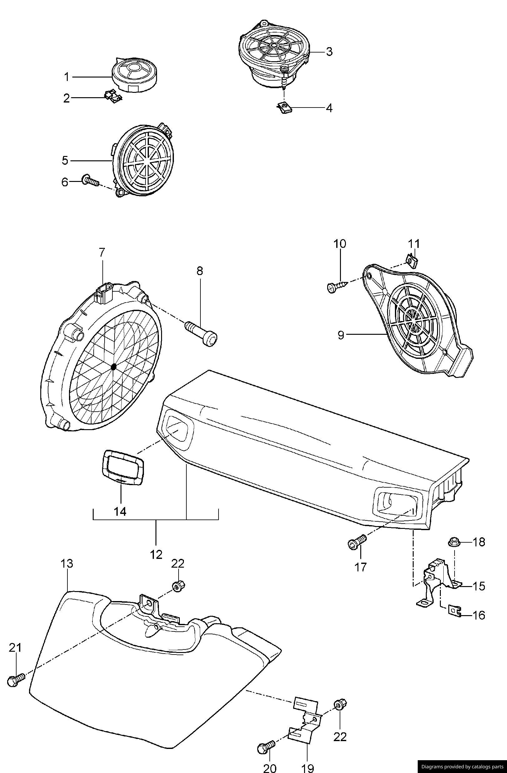 Car part diagram