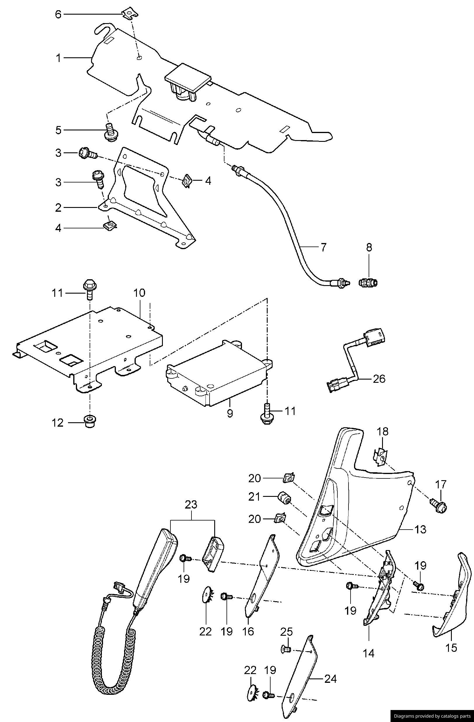 Car part diagram