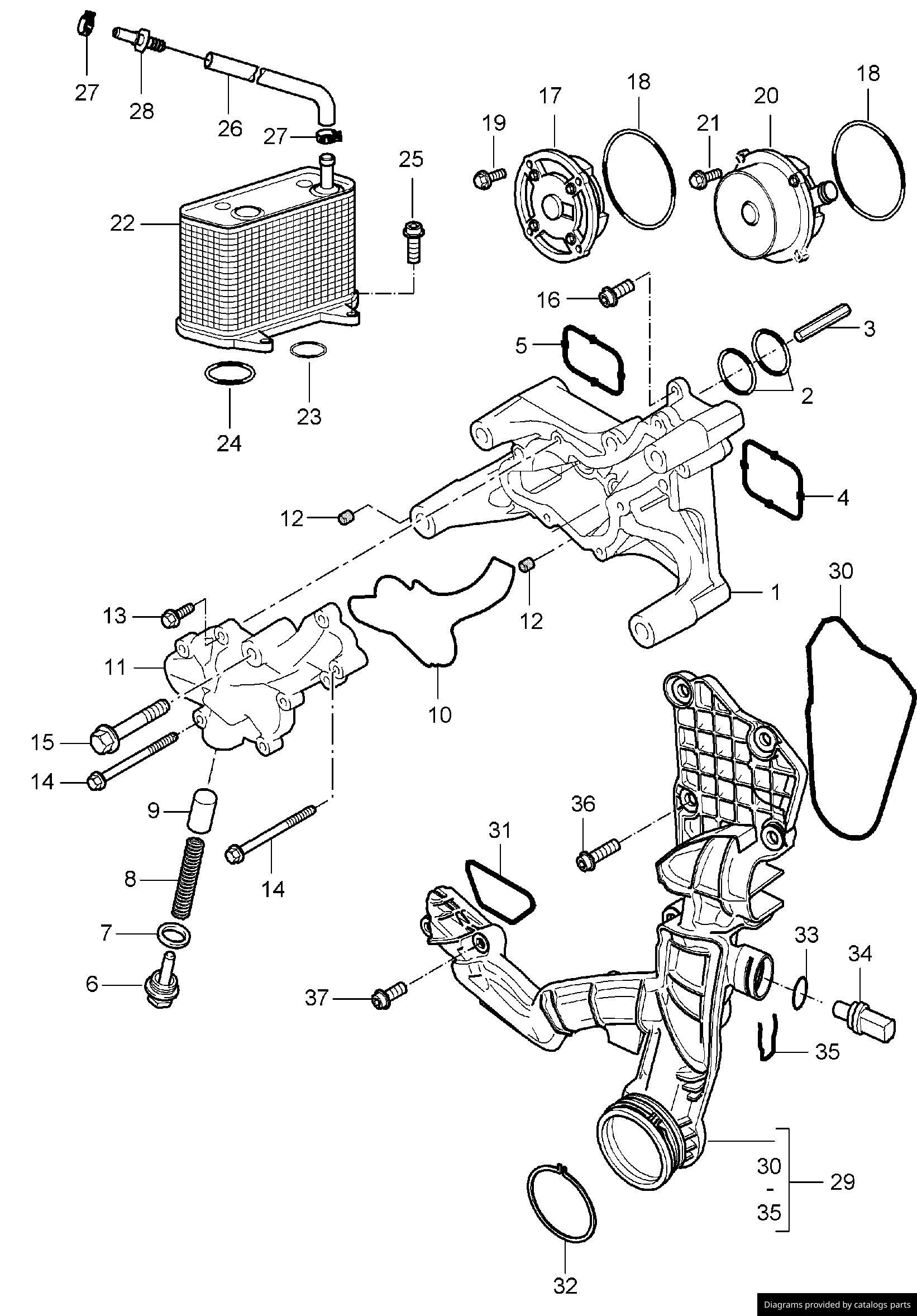 Car part diagram
