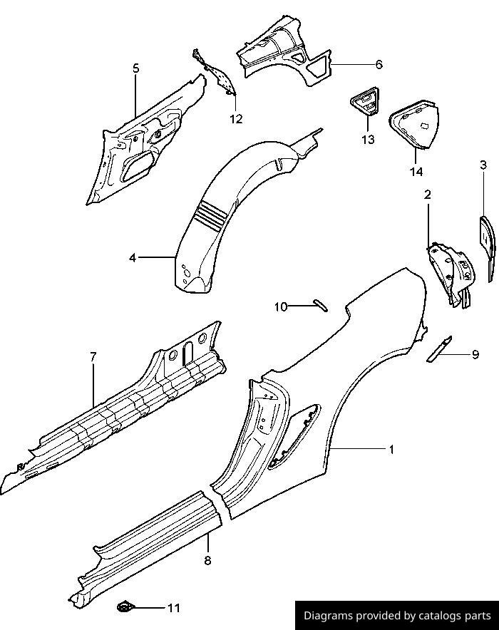 Car part diagram