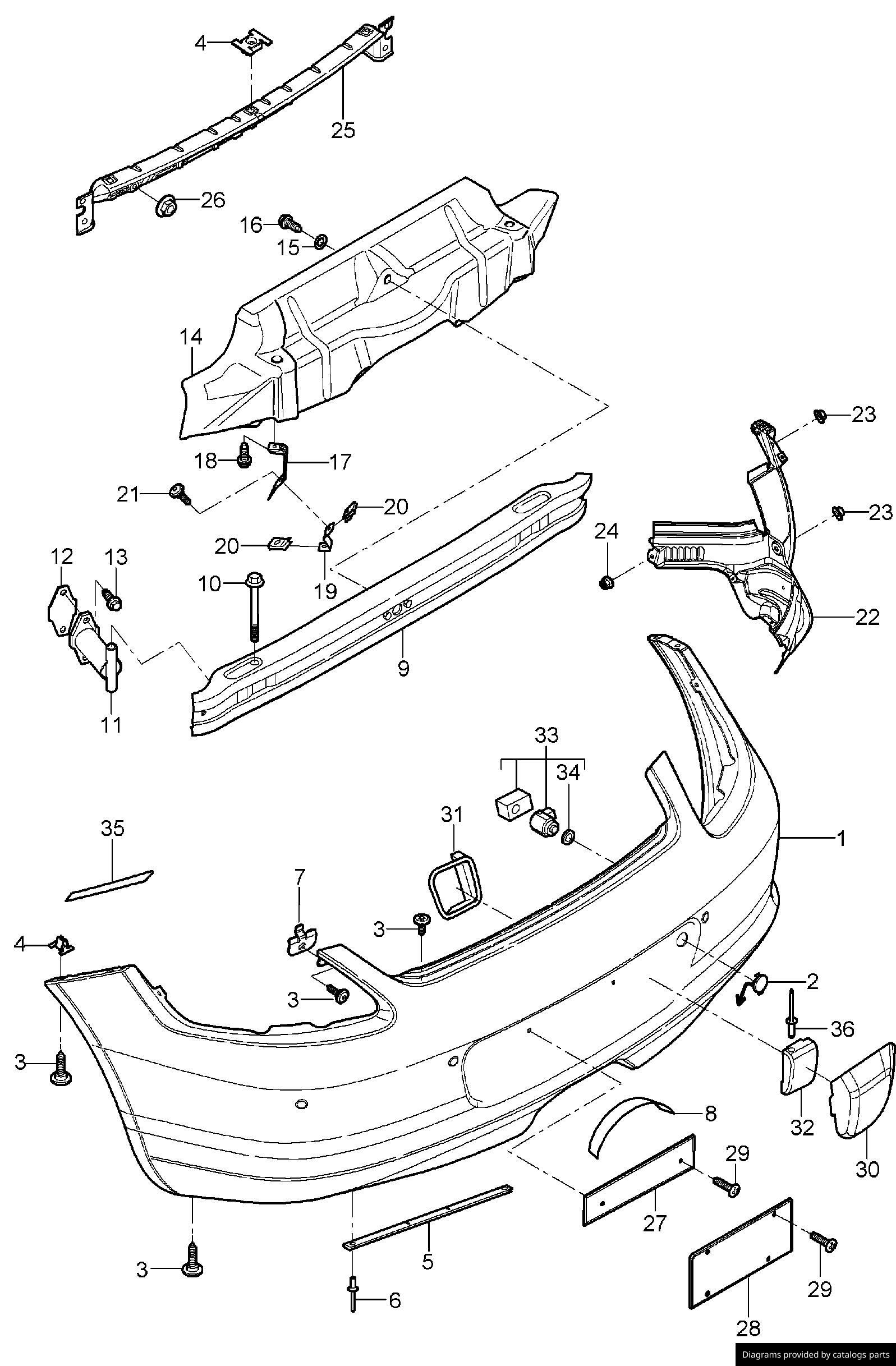 Car part diagram