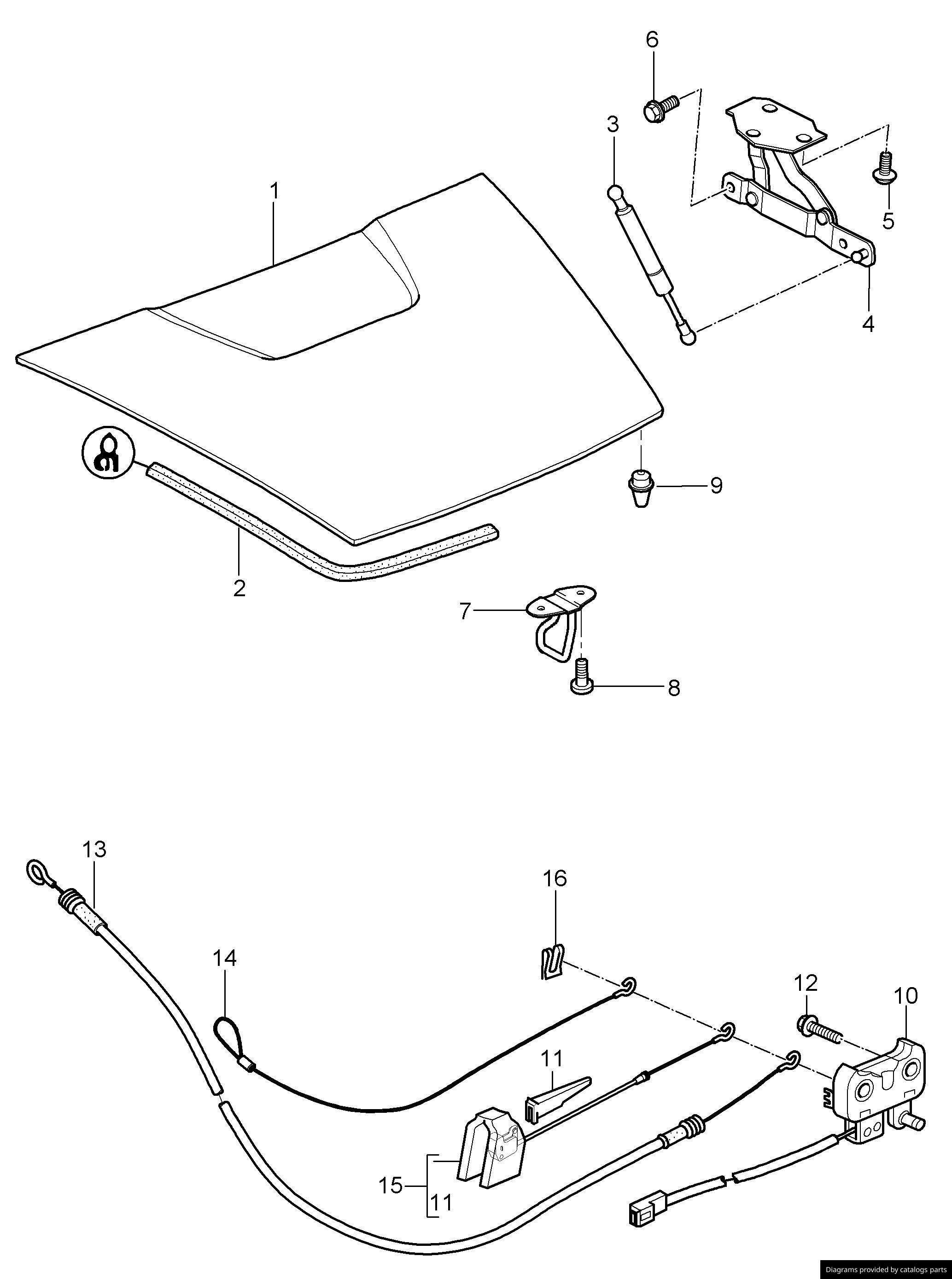 Car part diagram