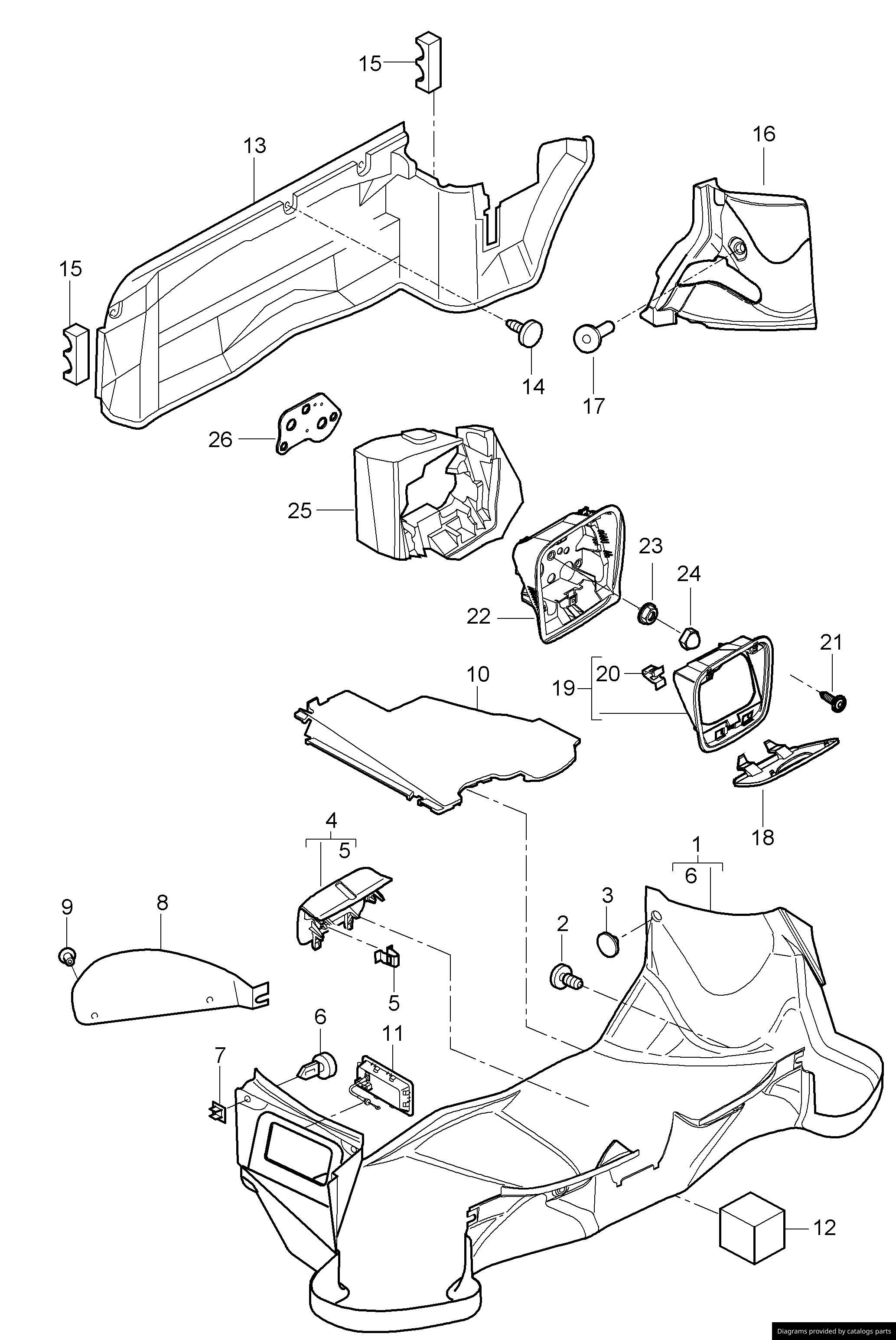 Car part diagram