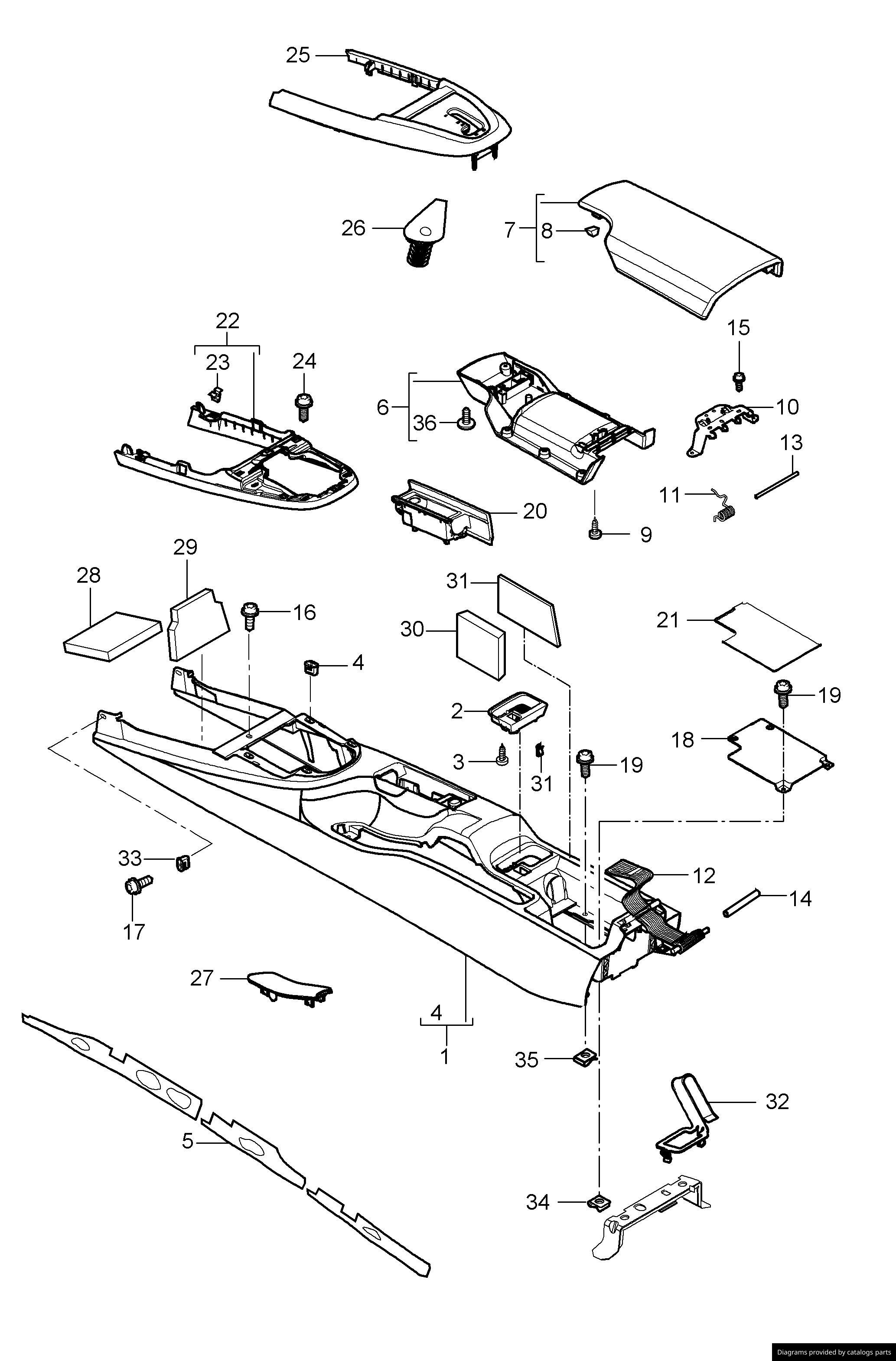 Car part diagram