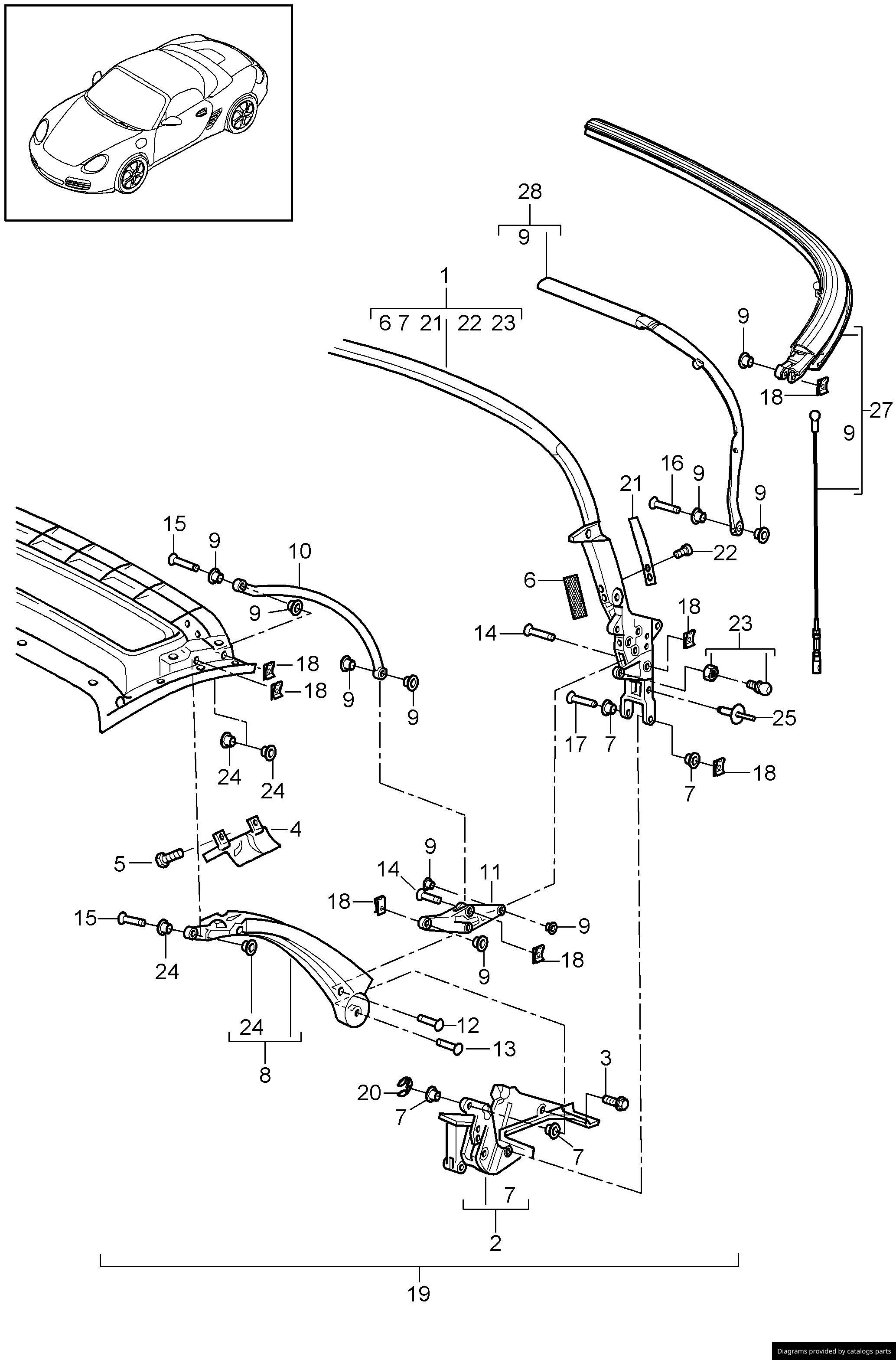 Car part diagram