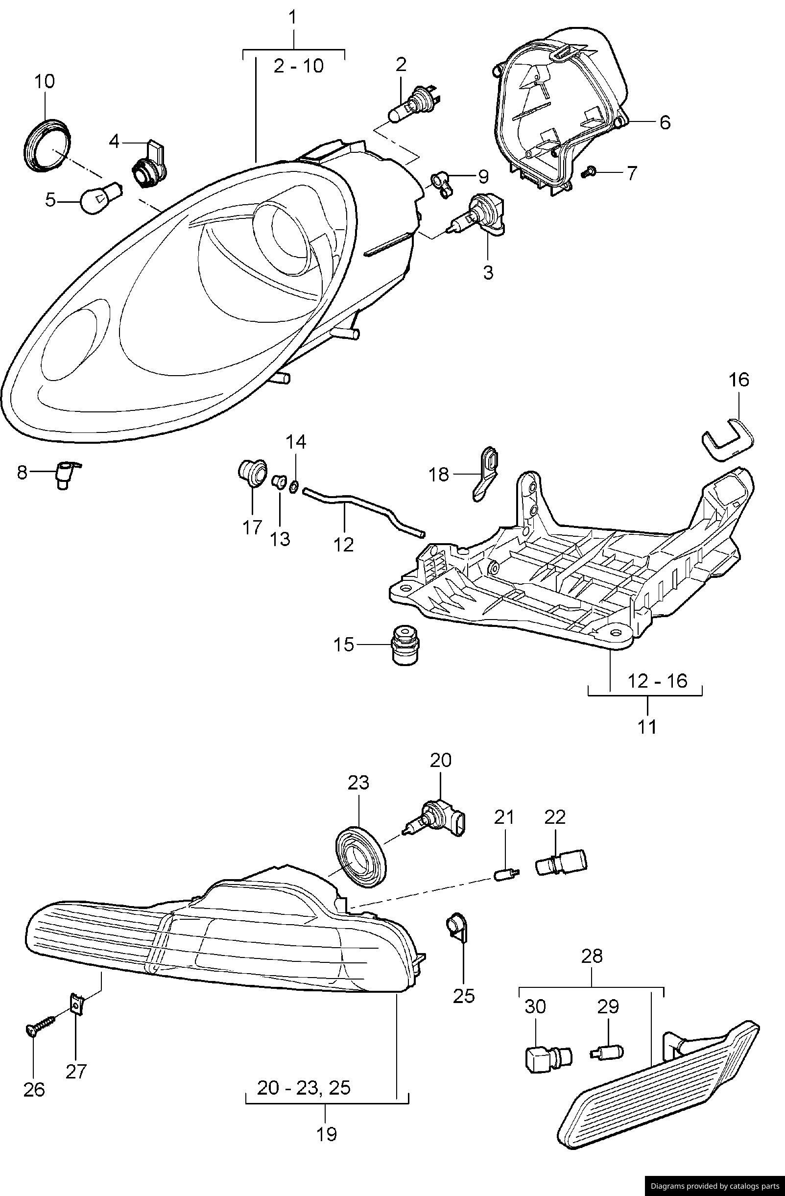 Car part diagram