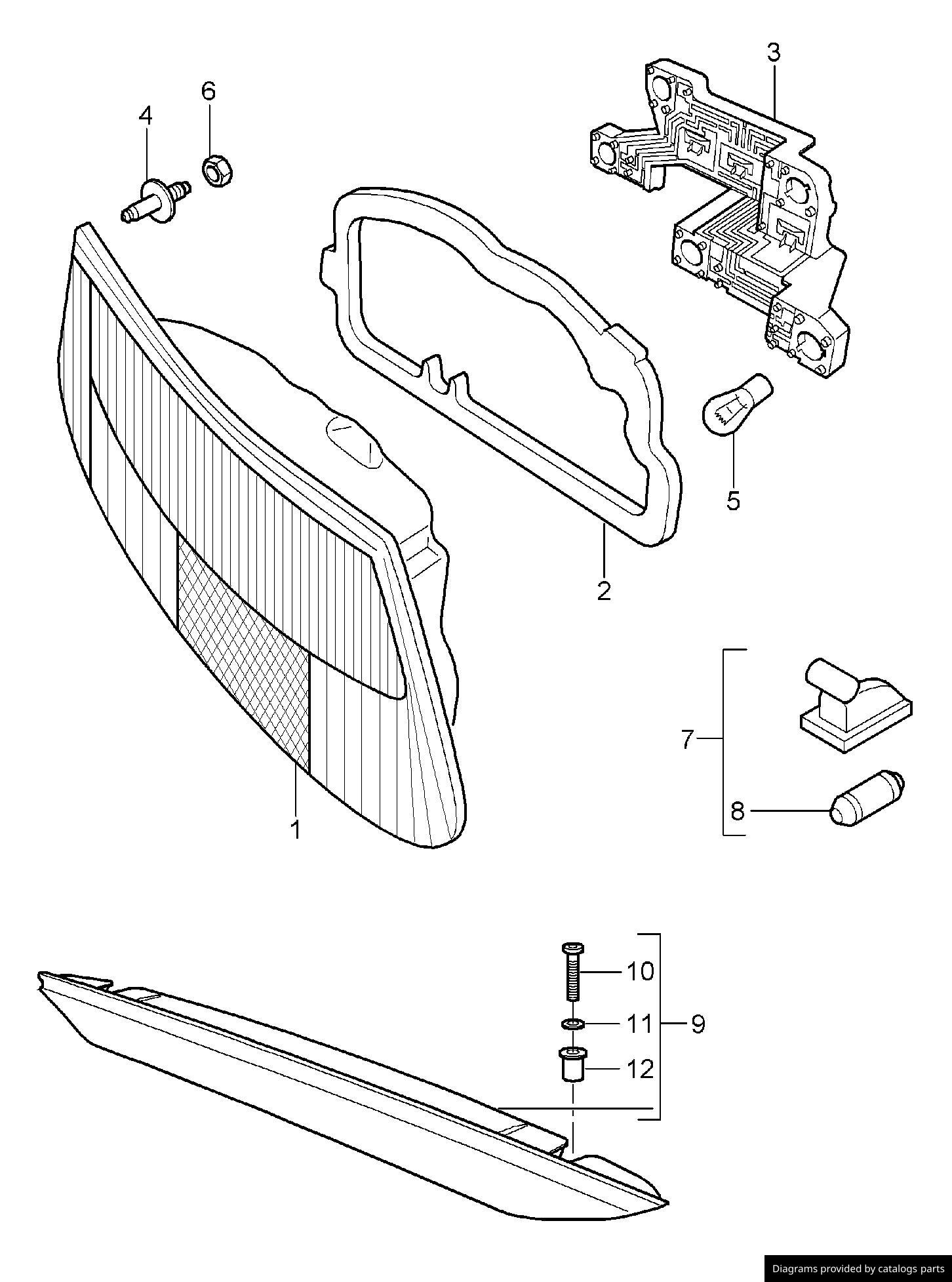 Car part diagram