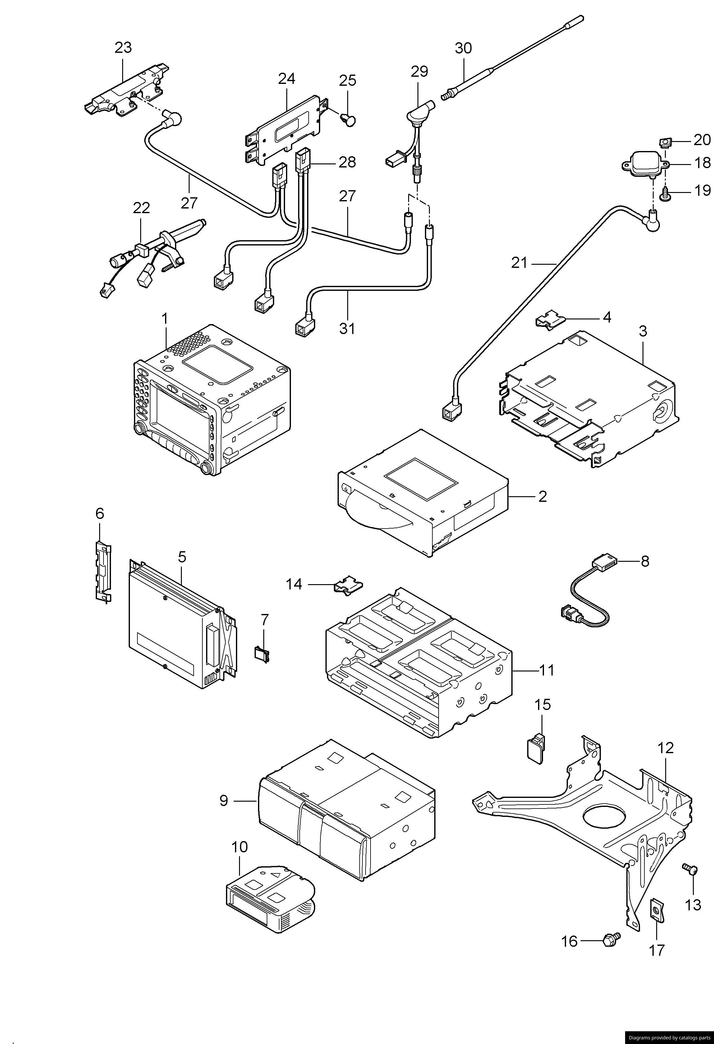 Car part diagram