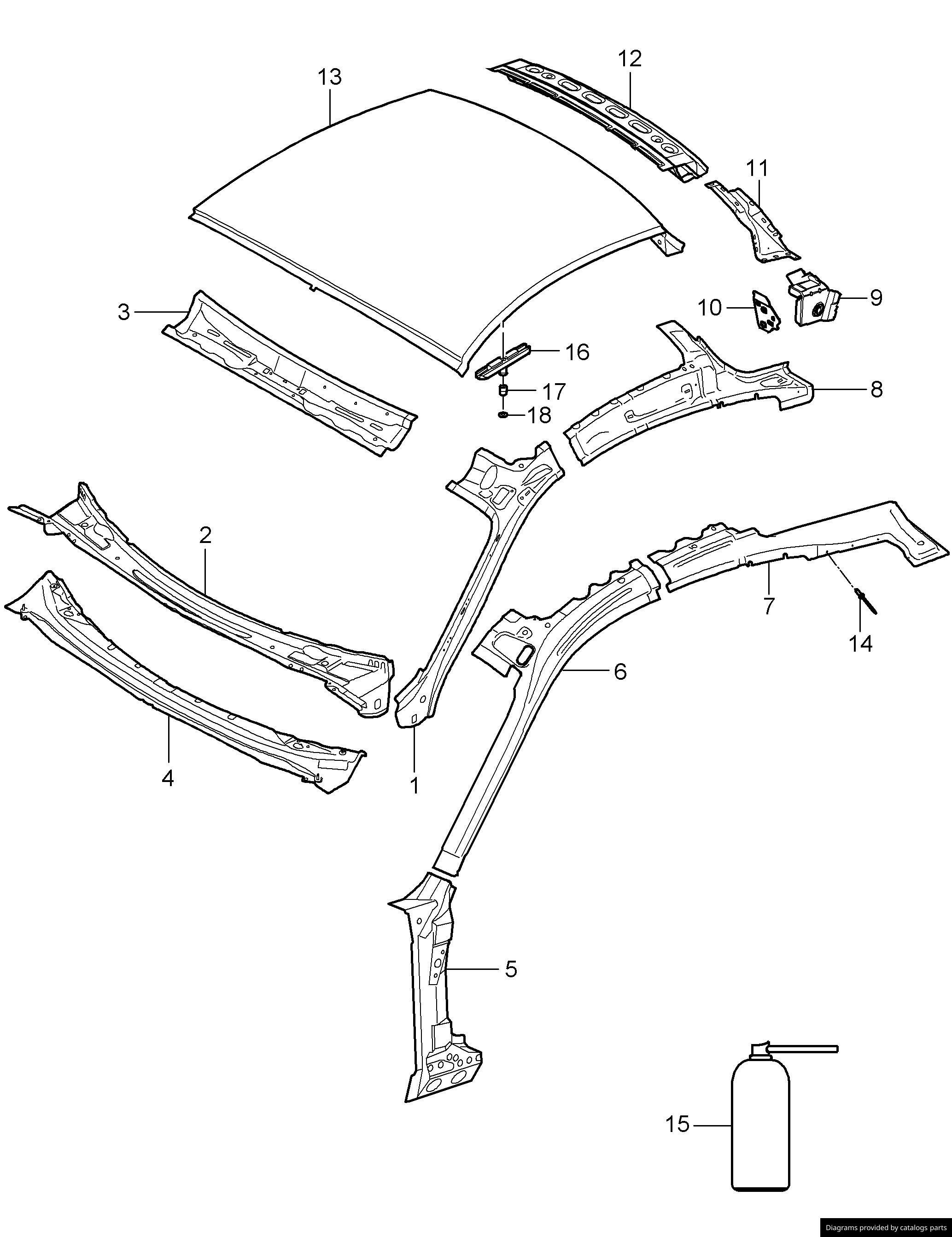 Car part diagram