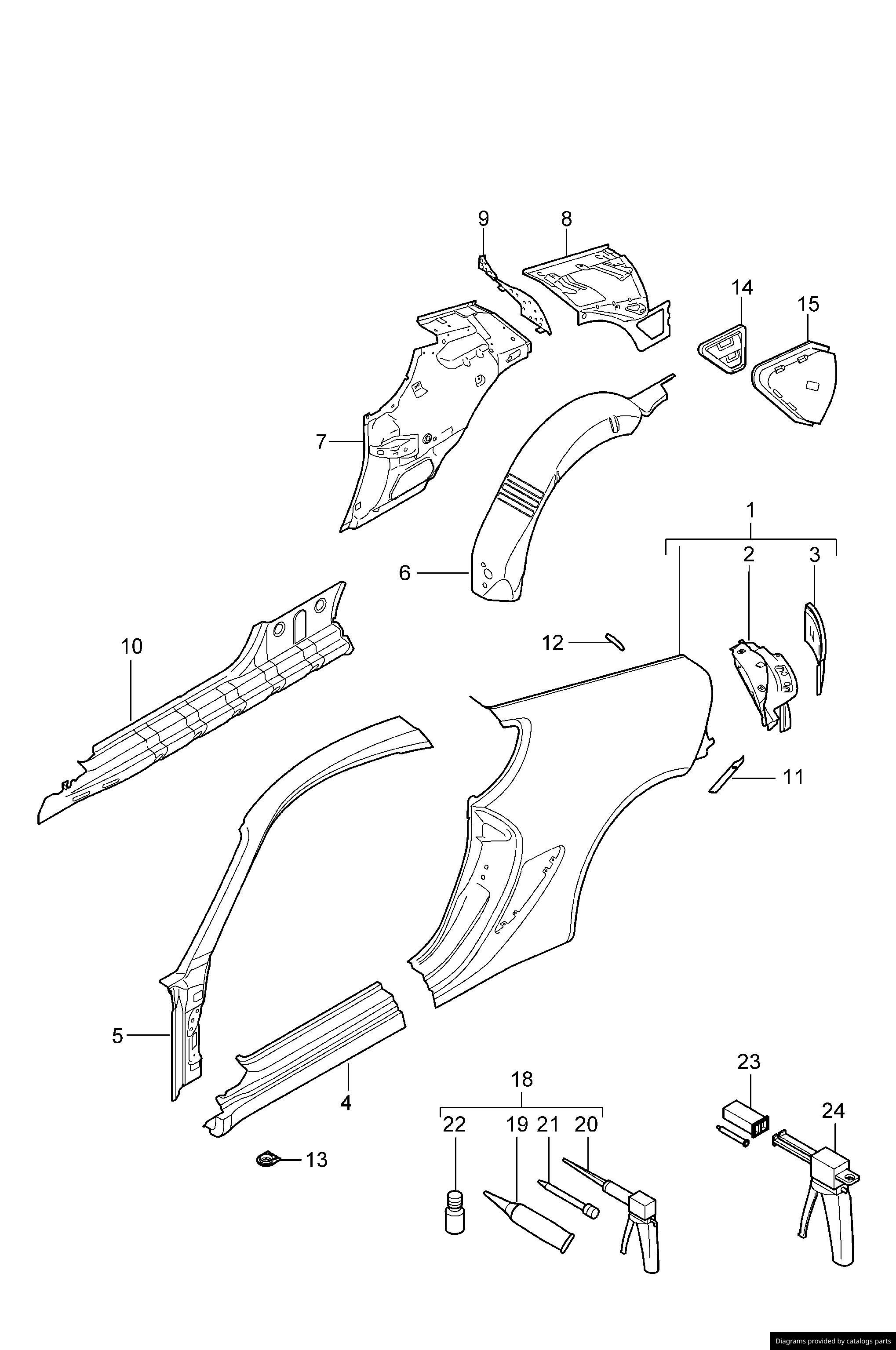 Car part diagram