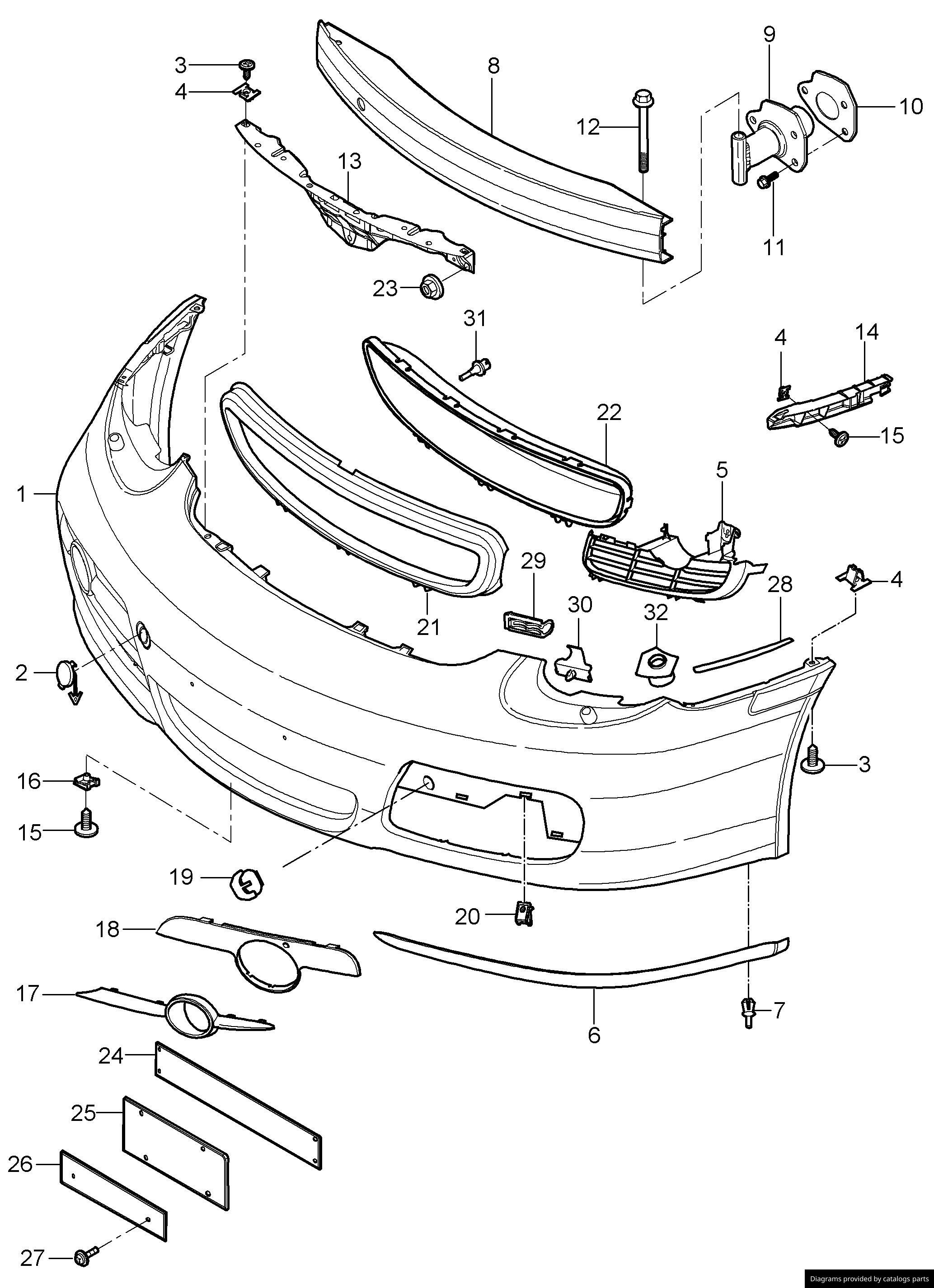 Car part diagram