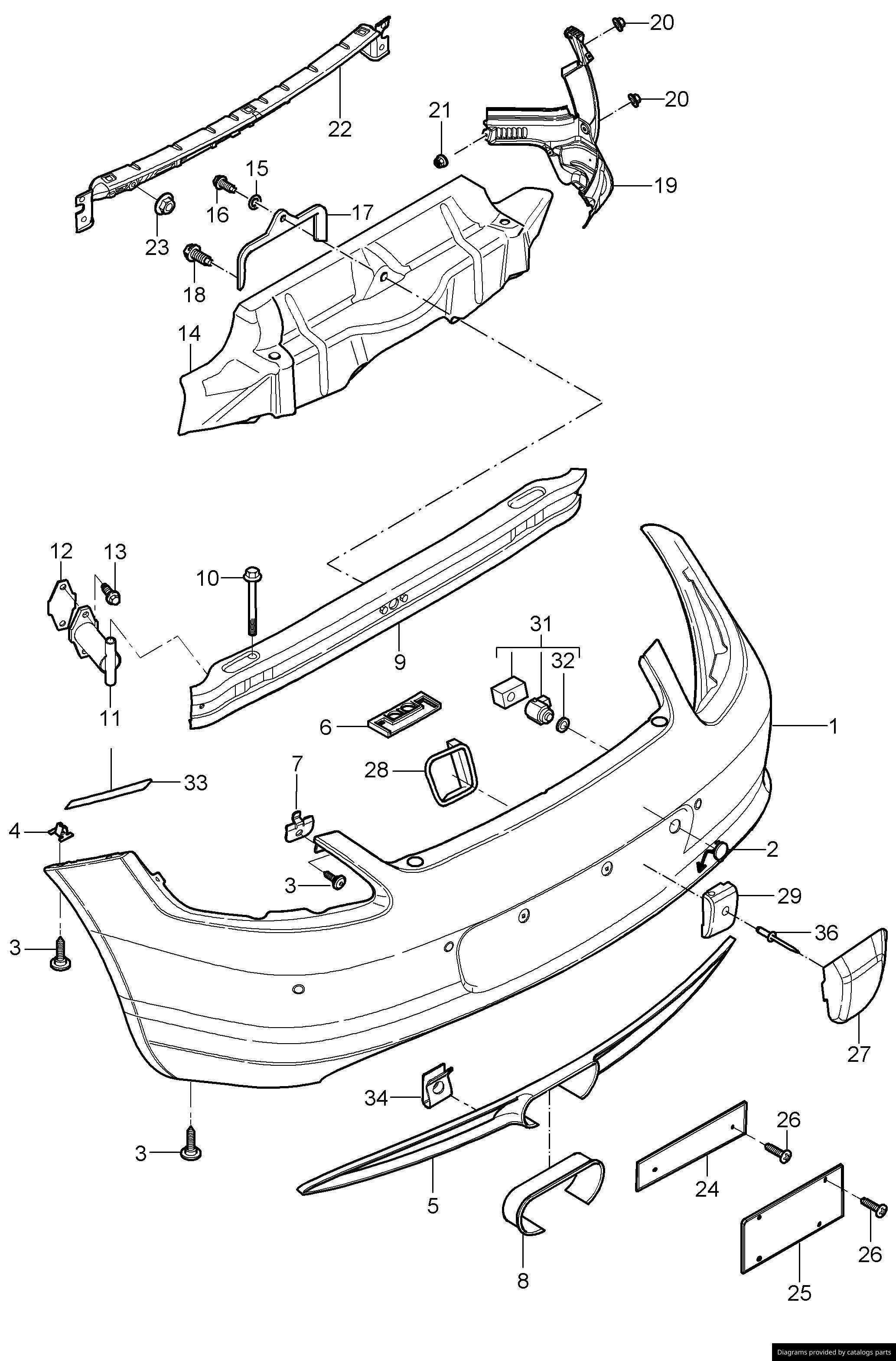 Car part diagram