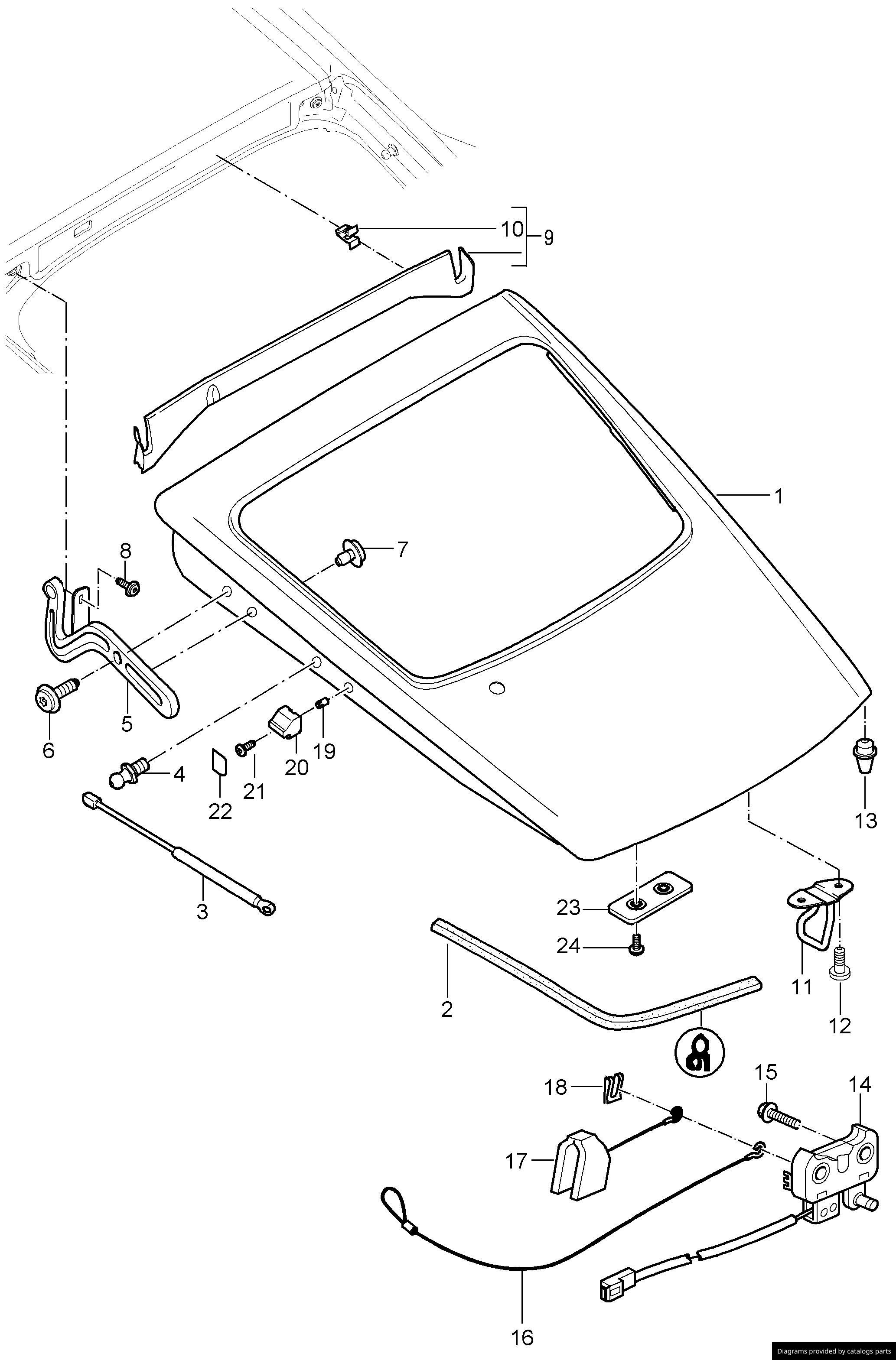 Car part diagram