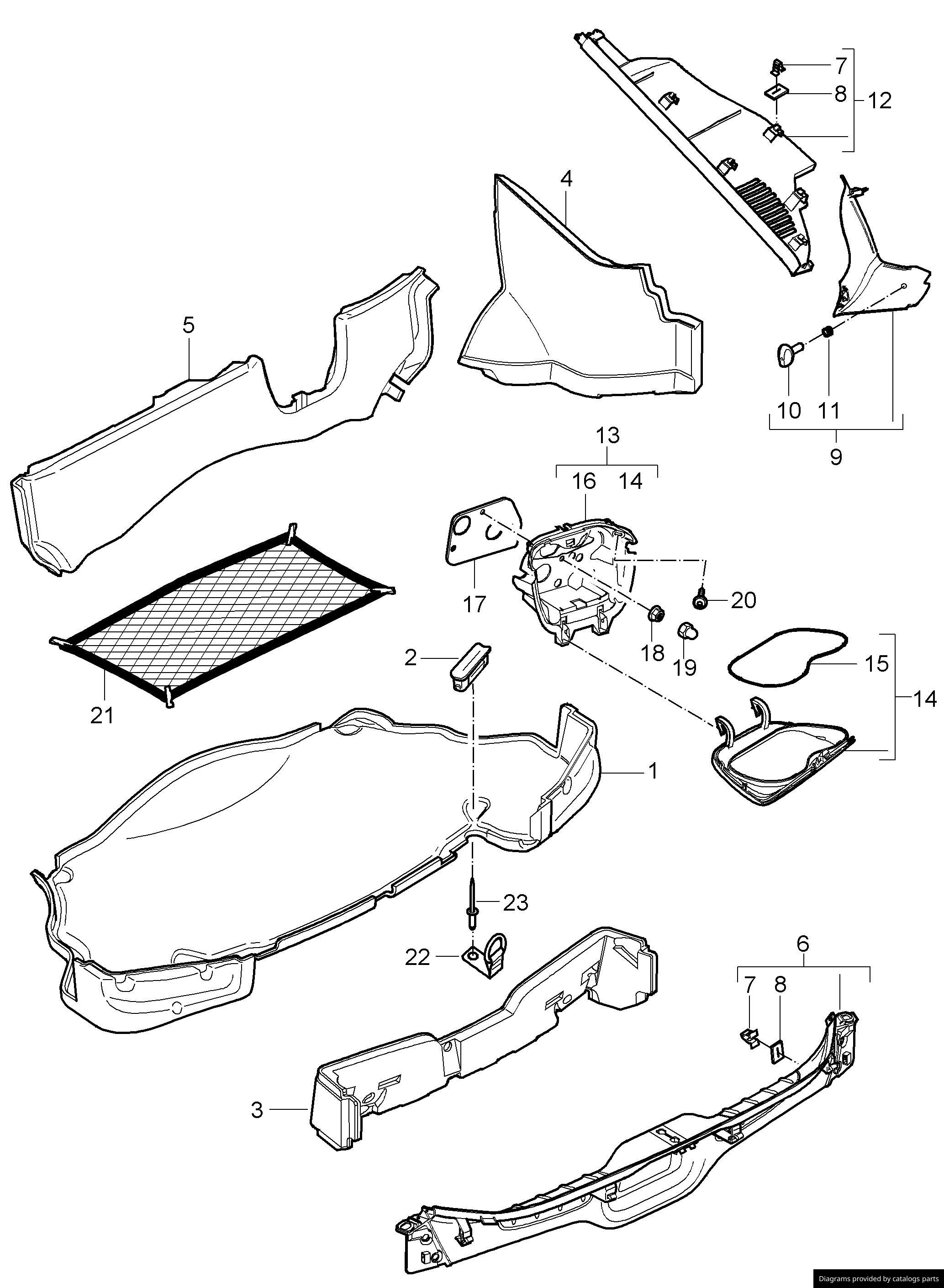 Car part diagram