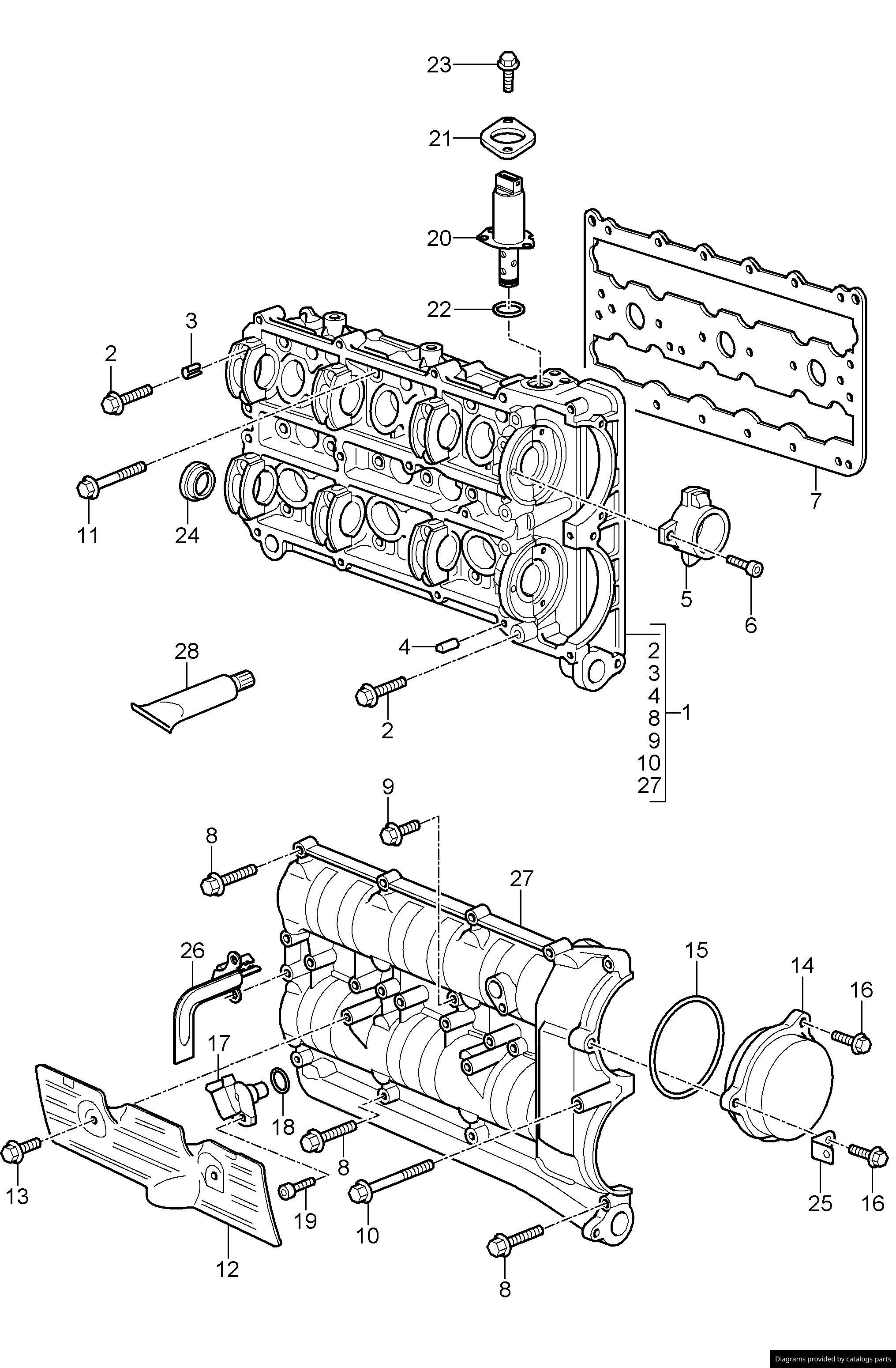 Car part diagram