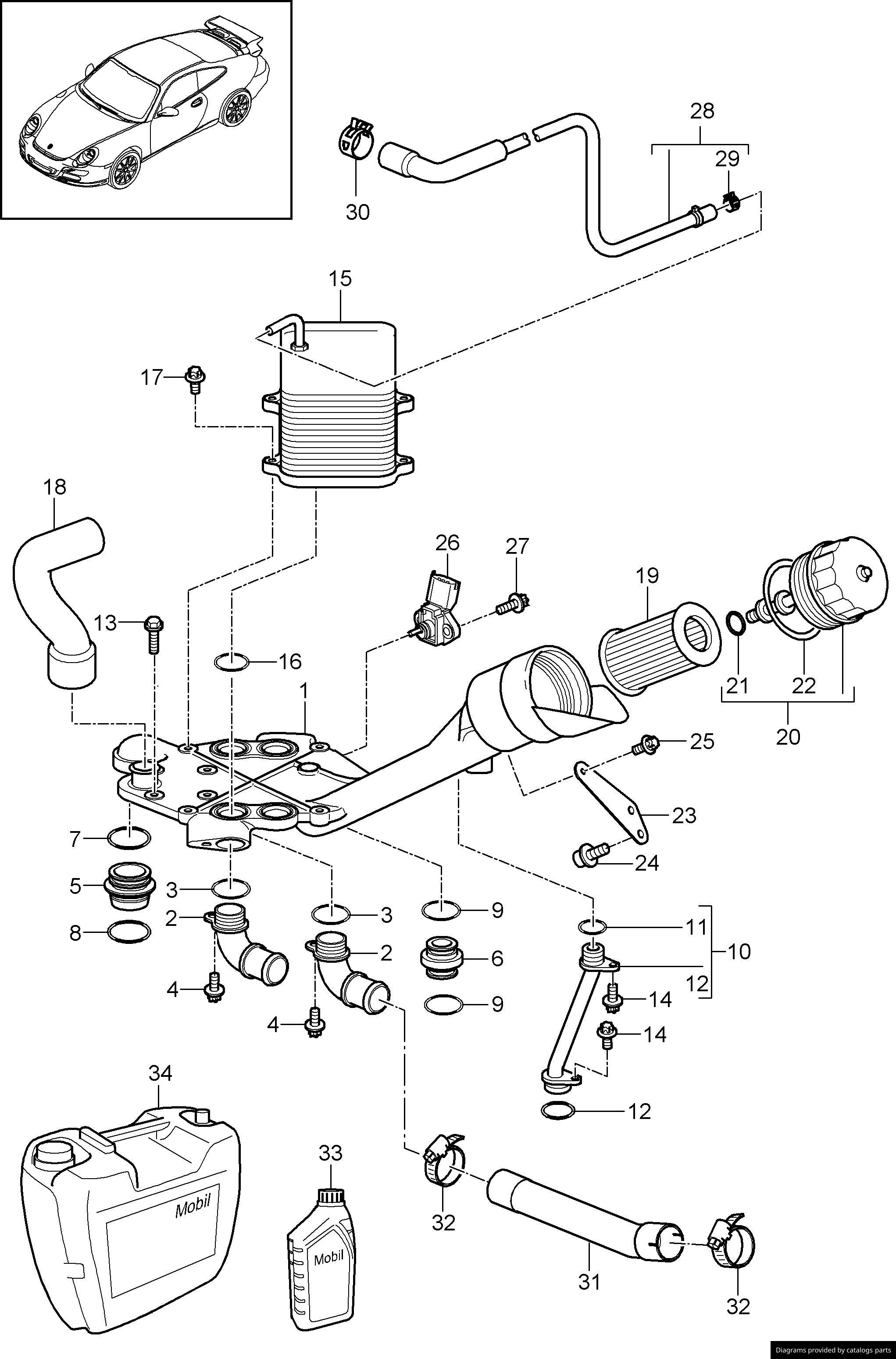 Car part diagram