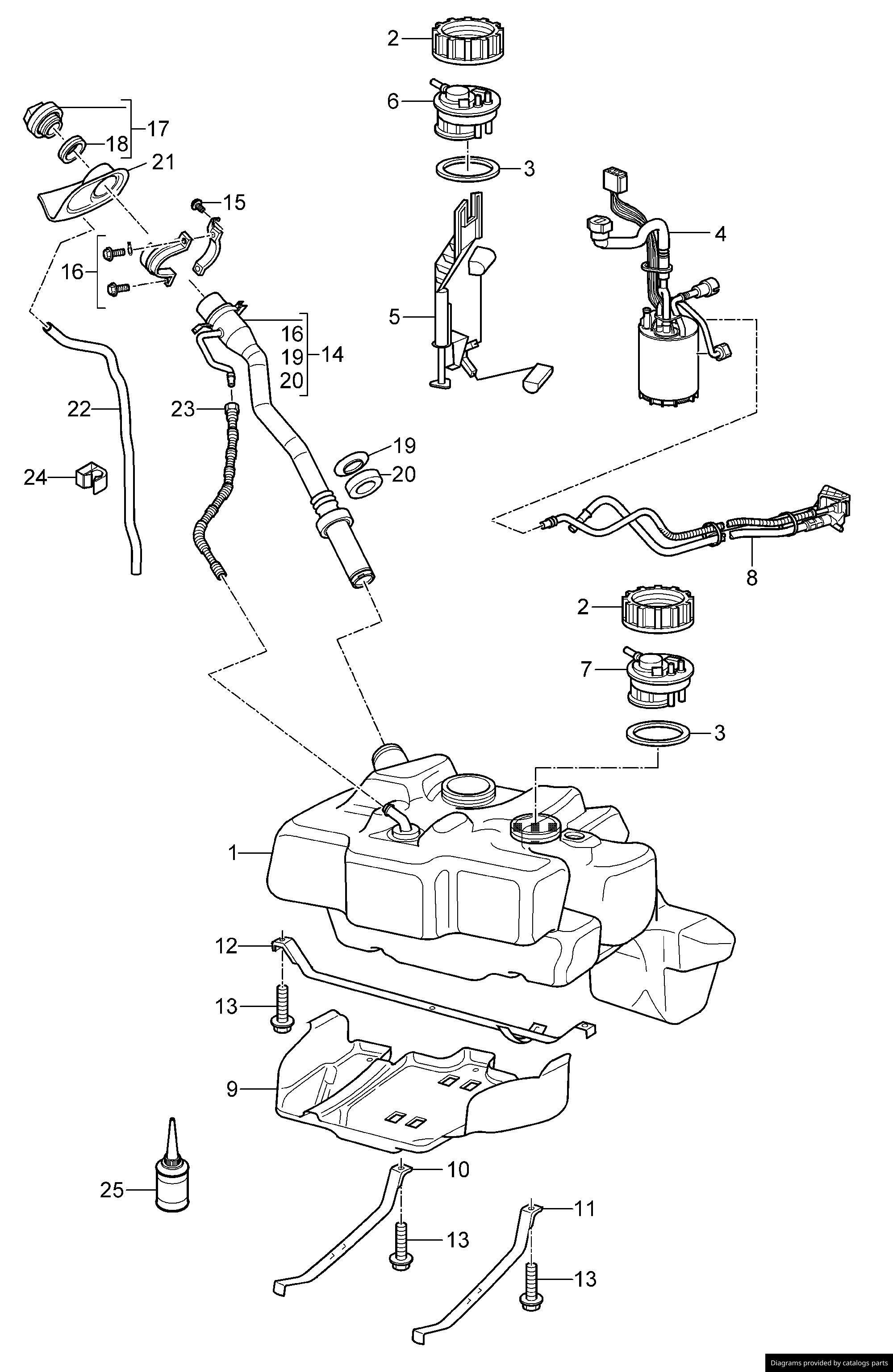 Car part diagram