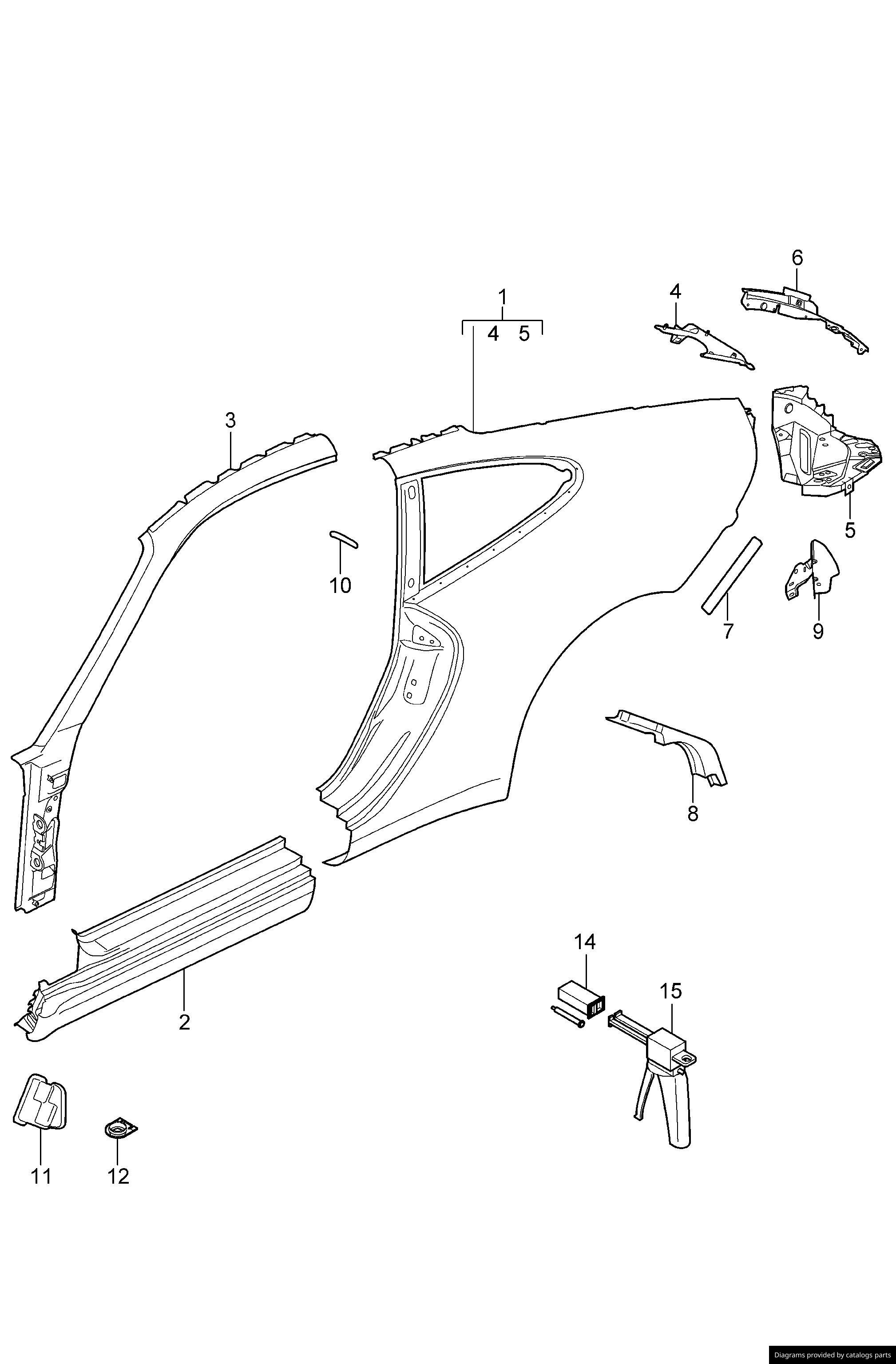 Car part diagram