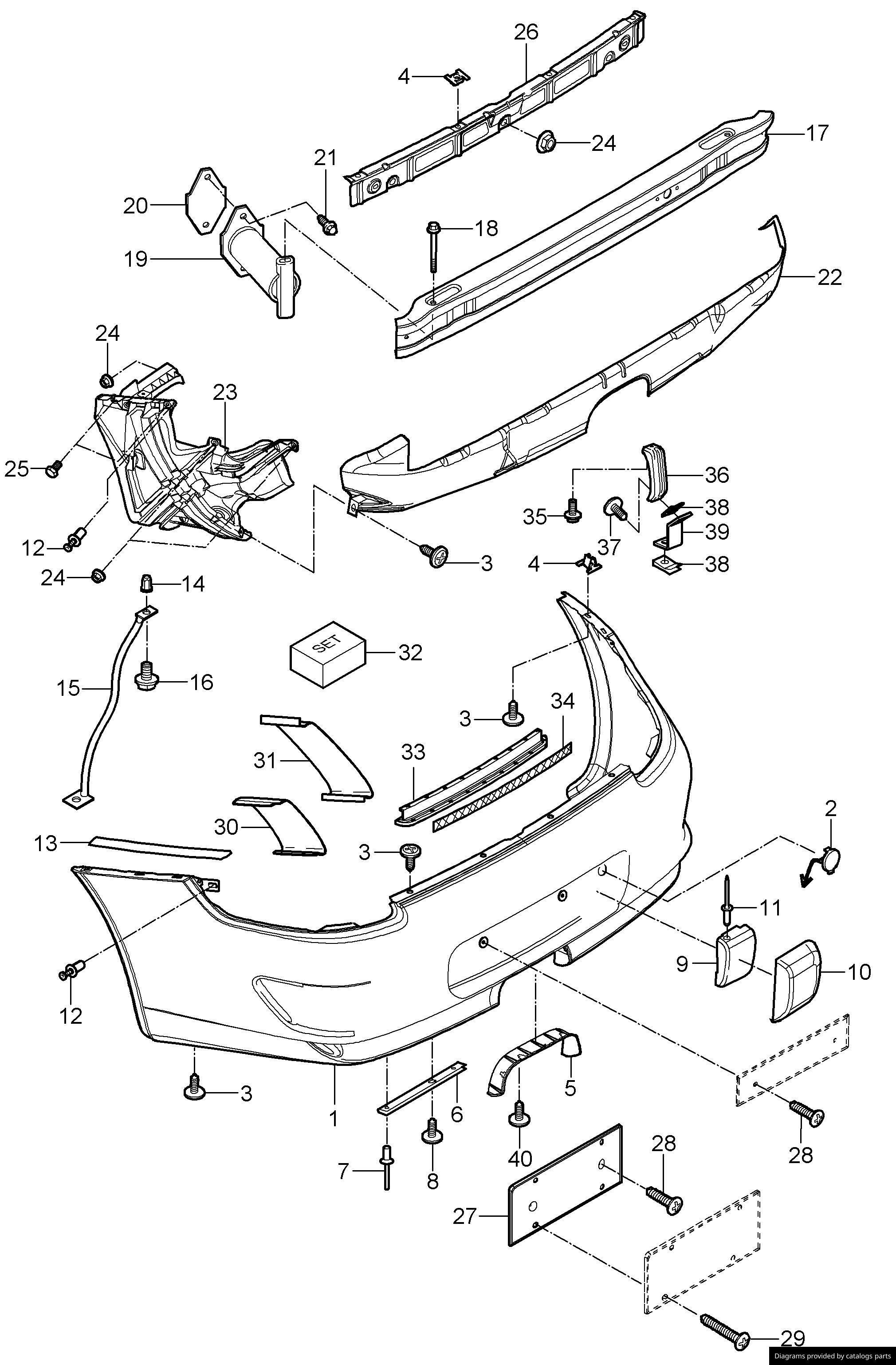 Car part diagram