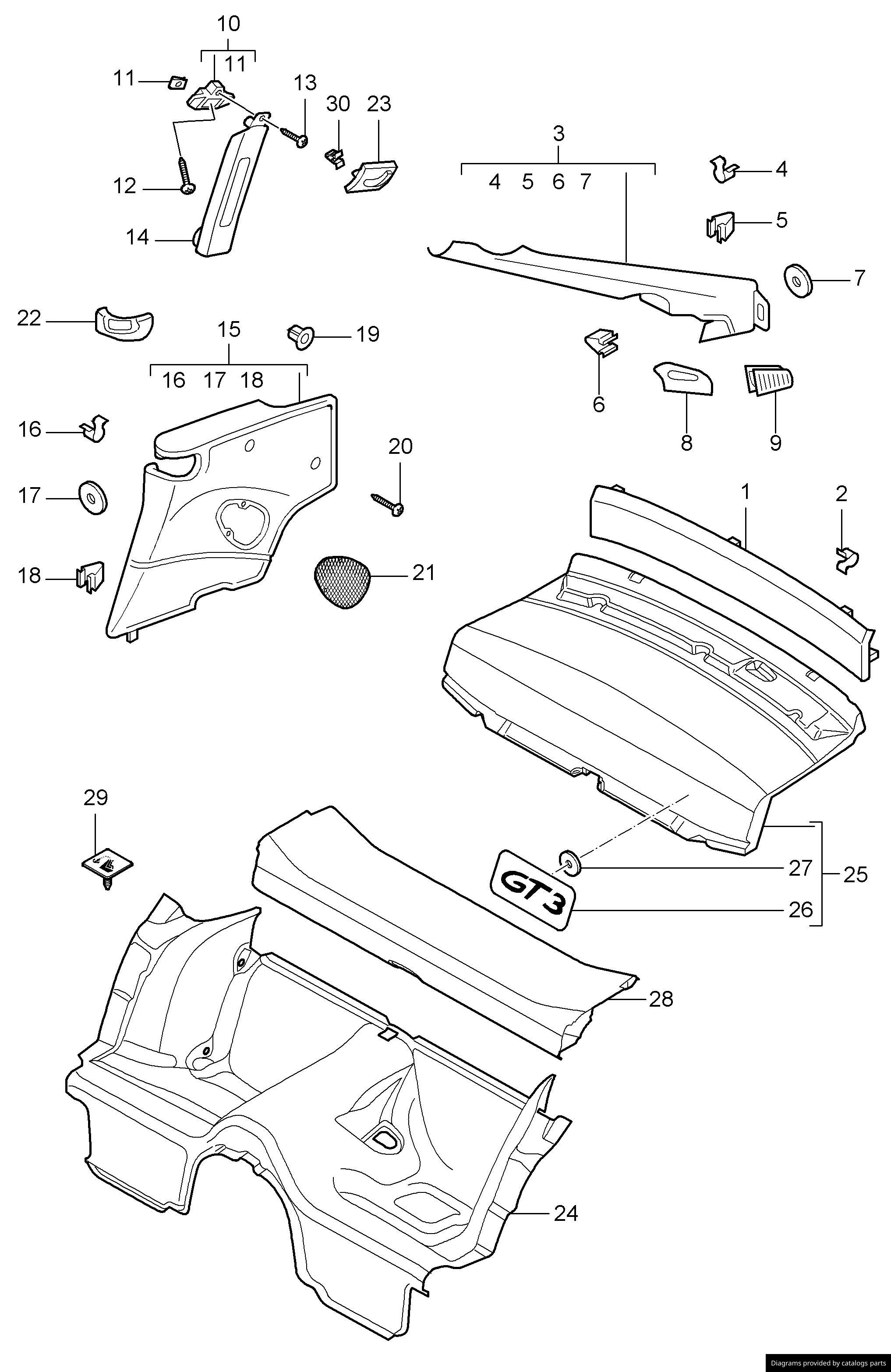 Car part diagram