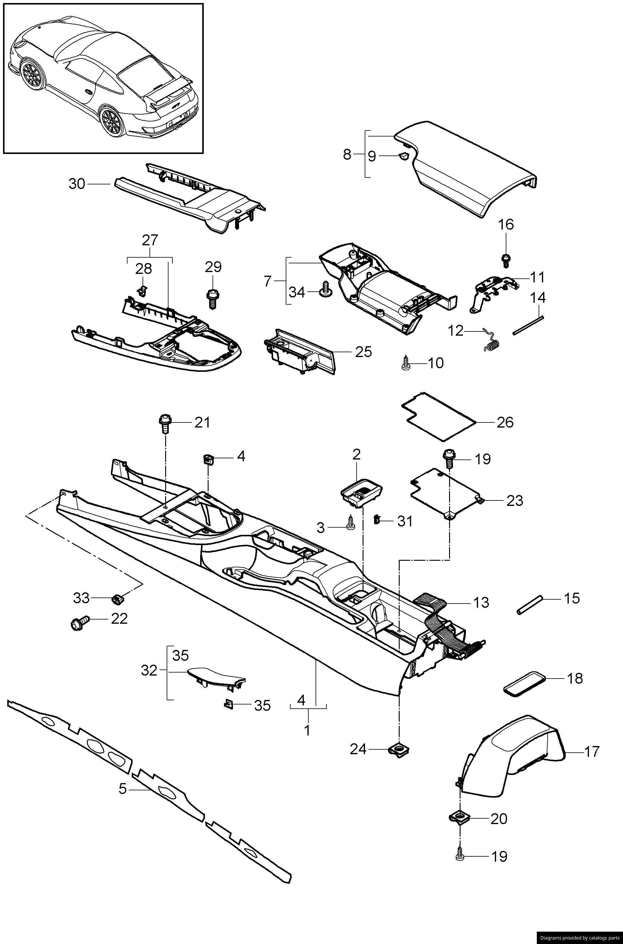 Car part diagram