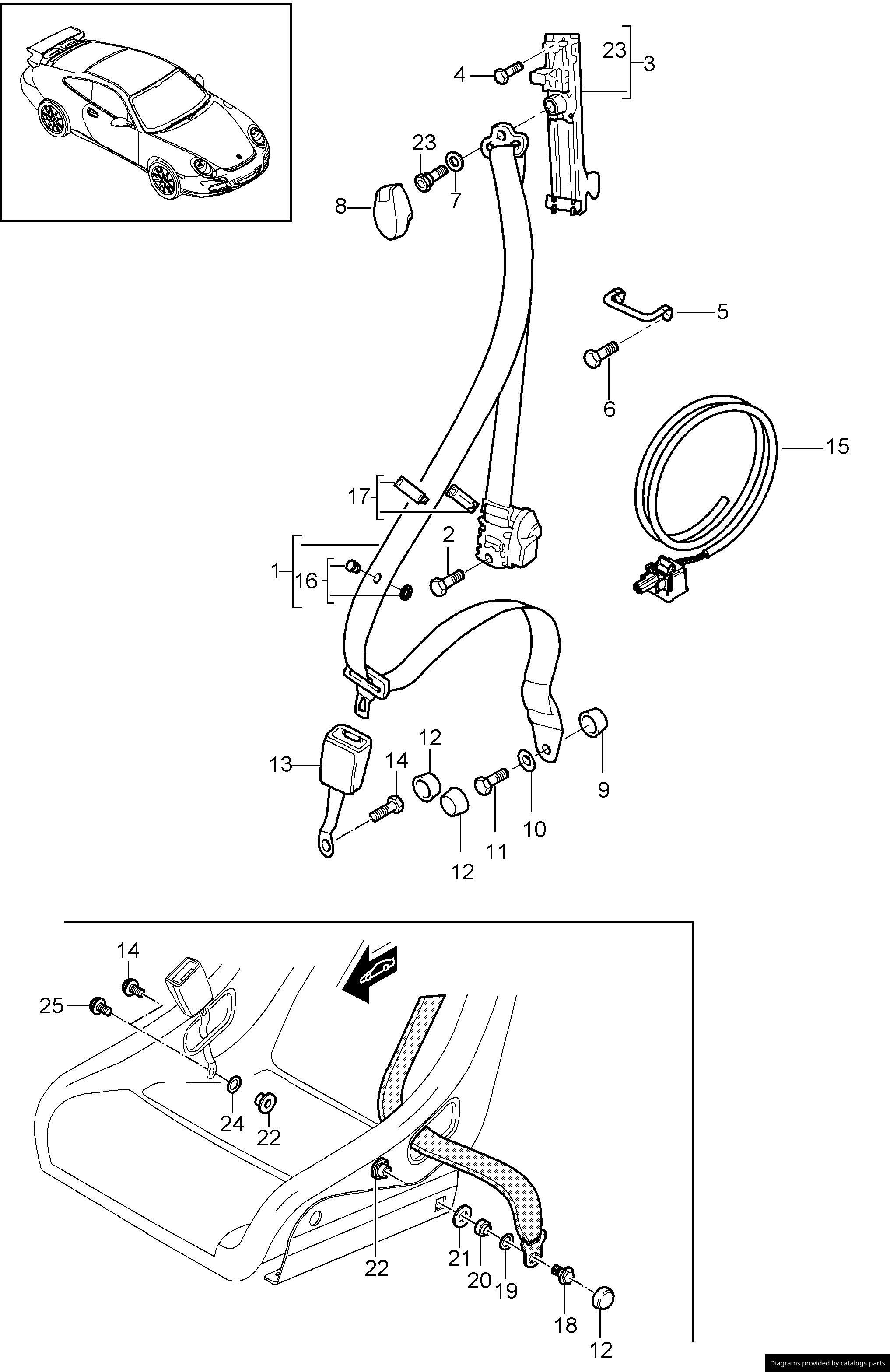 Car part diagram